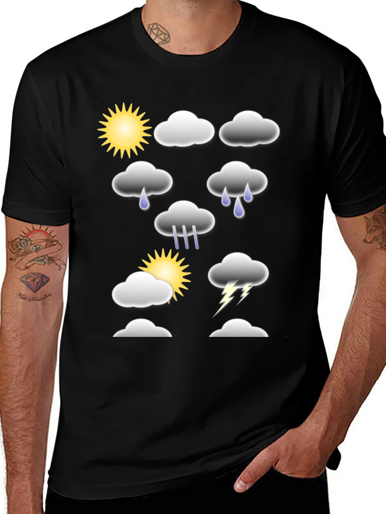Weather Graphic T-Shirt - Fun Casual Tee