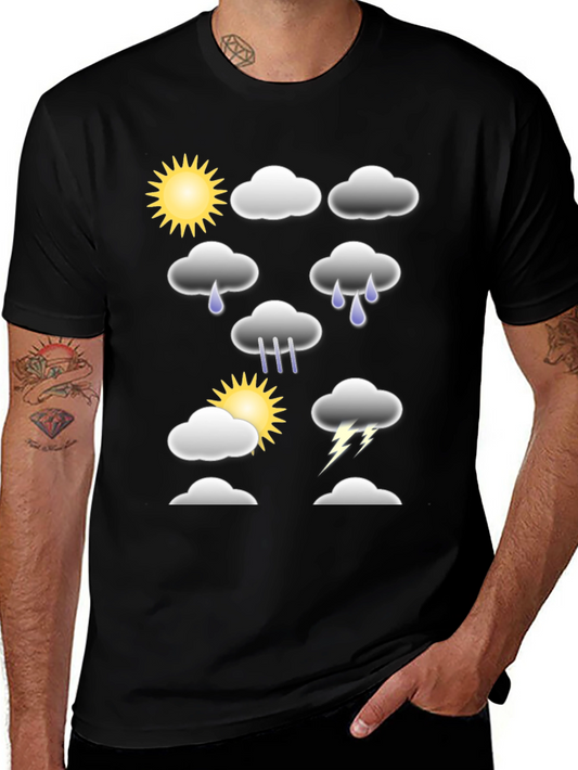 Weather Graphic T-Shirt - Fun Casual Tee