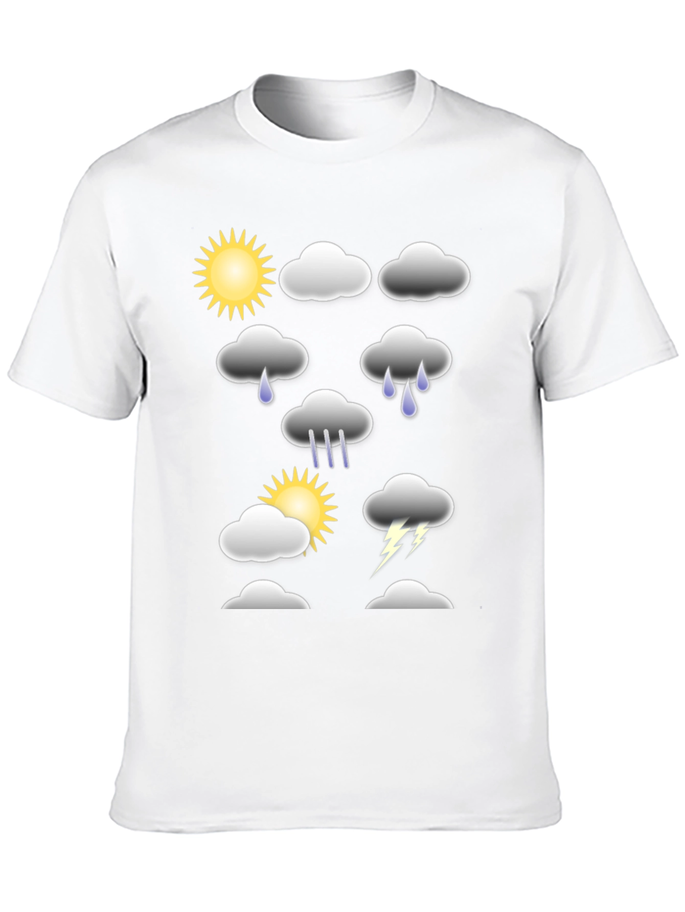 Weather Graphic T-Shirt - Fun Casual Tee