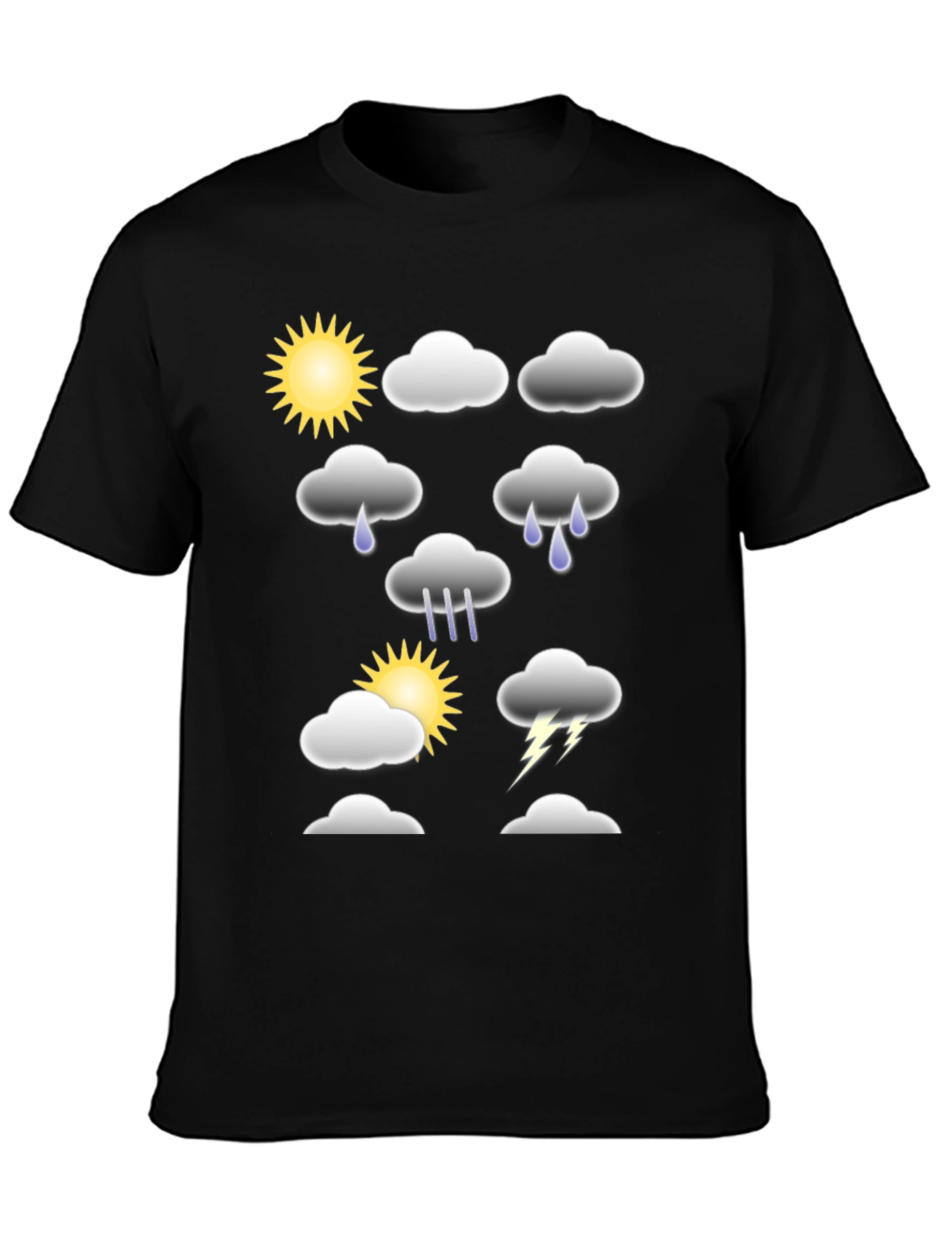 Weather Graphic T-Shirt - Fun Casual Tee