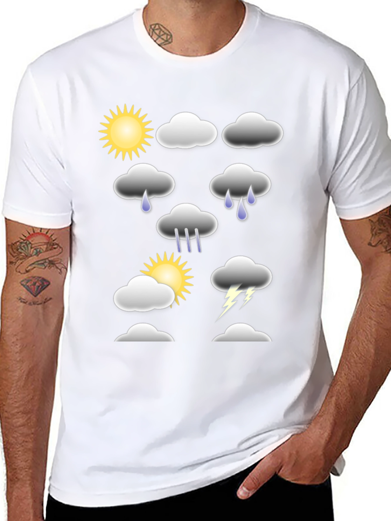 Weather Graphic T-Shirt - Fun Casual Tee