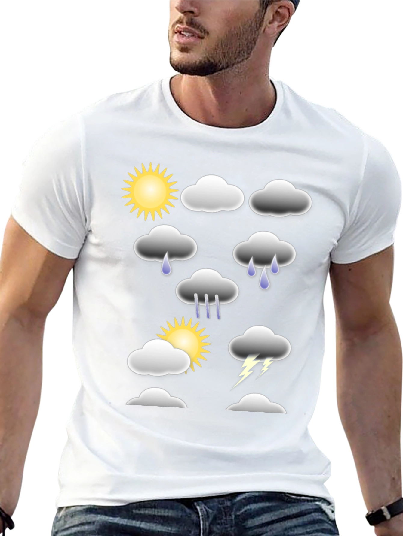 Weather Graphic T-Shirt - Fun Casual Tee