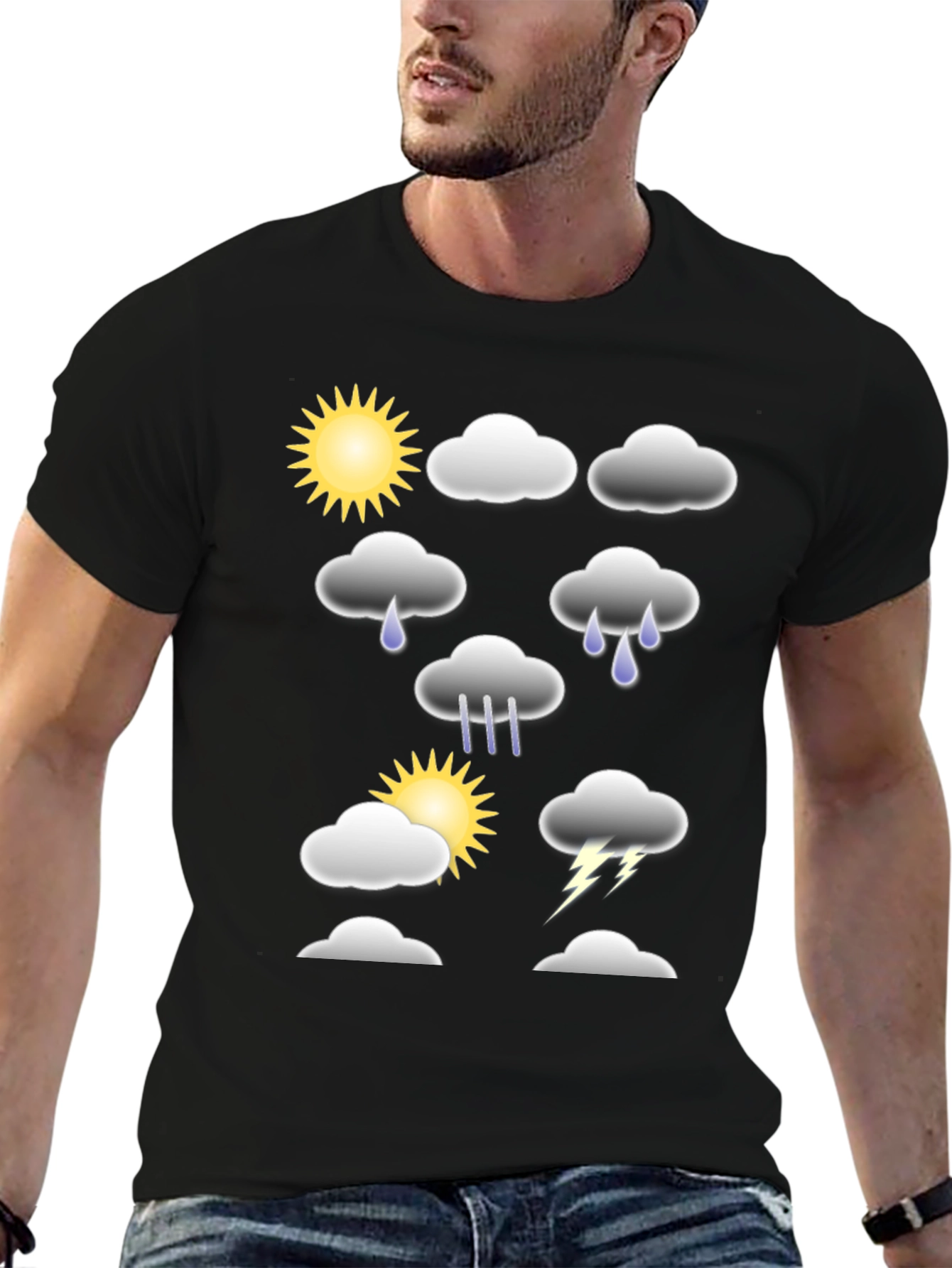 Weather Graphic T-Shirt - Fun Casual Tee