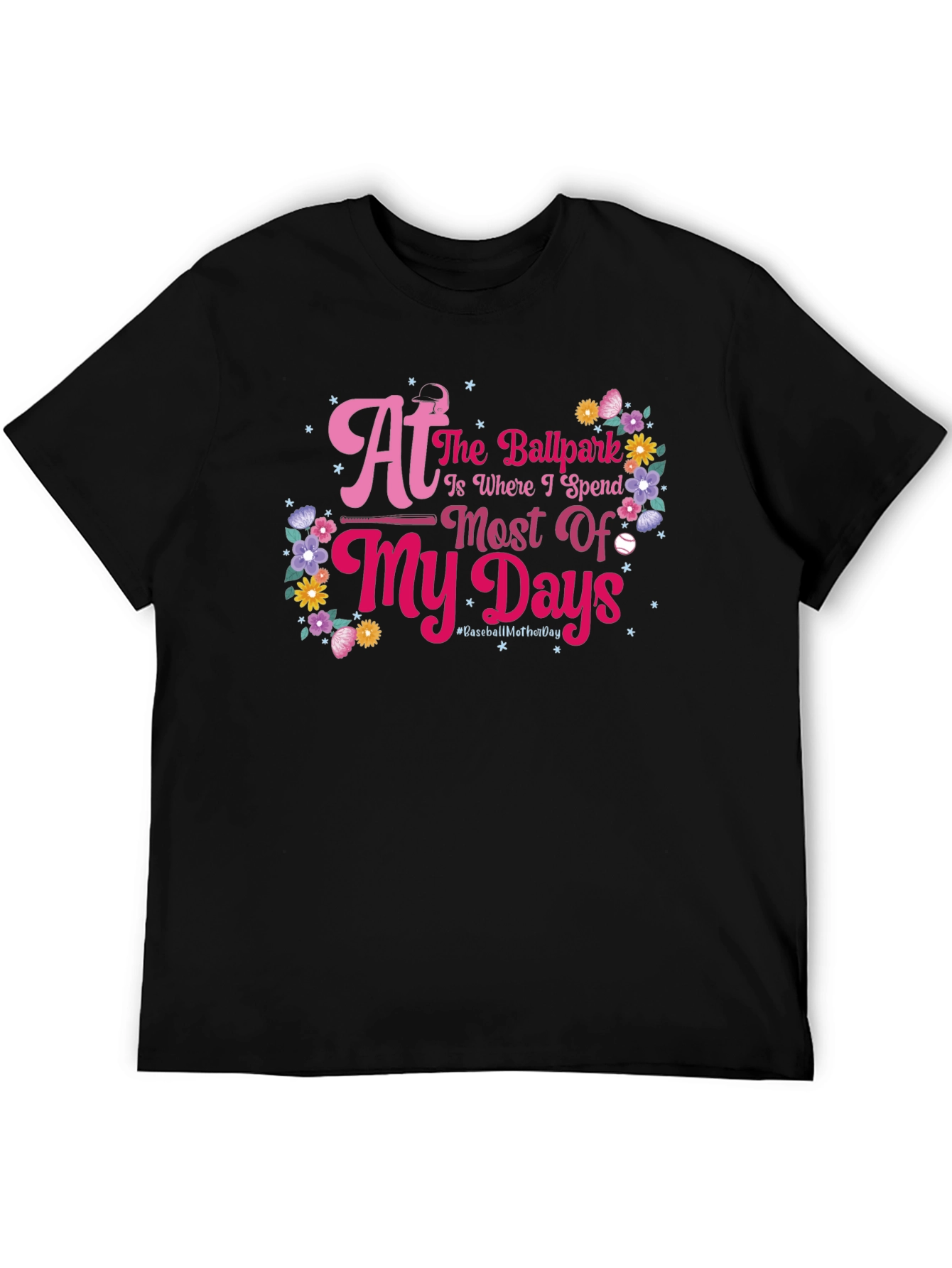 Ballpark Baseball Mothers Day T-Shirt