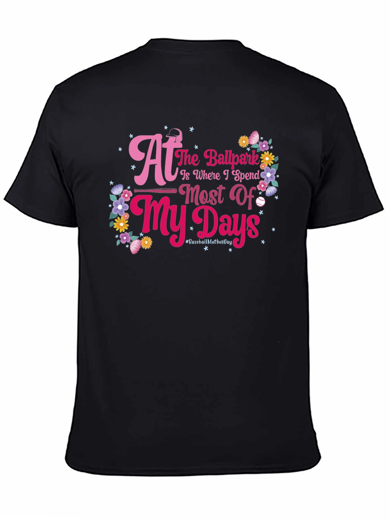 Ballpark Baseball Mothers Day T-Shirt