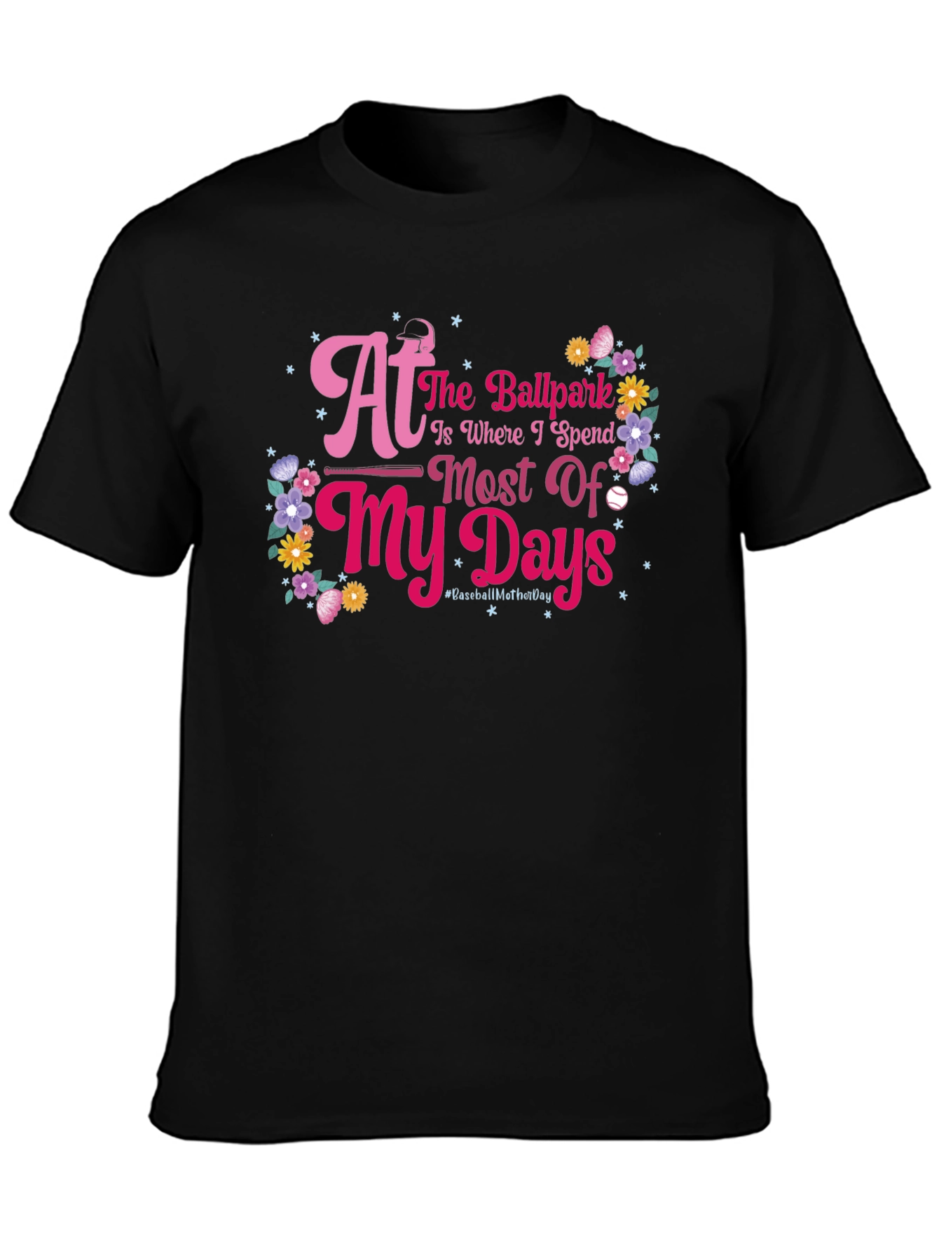 Ballpark Baseball Mothers Day T-Shirt