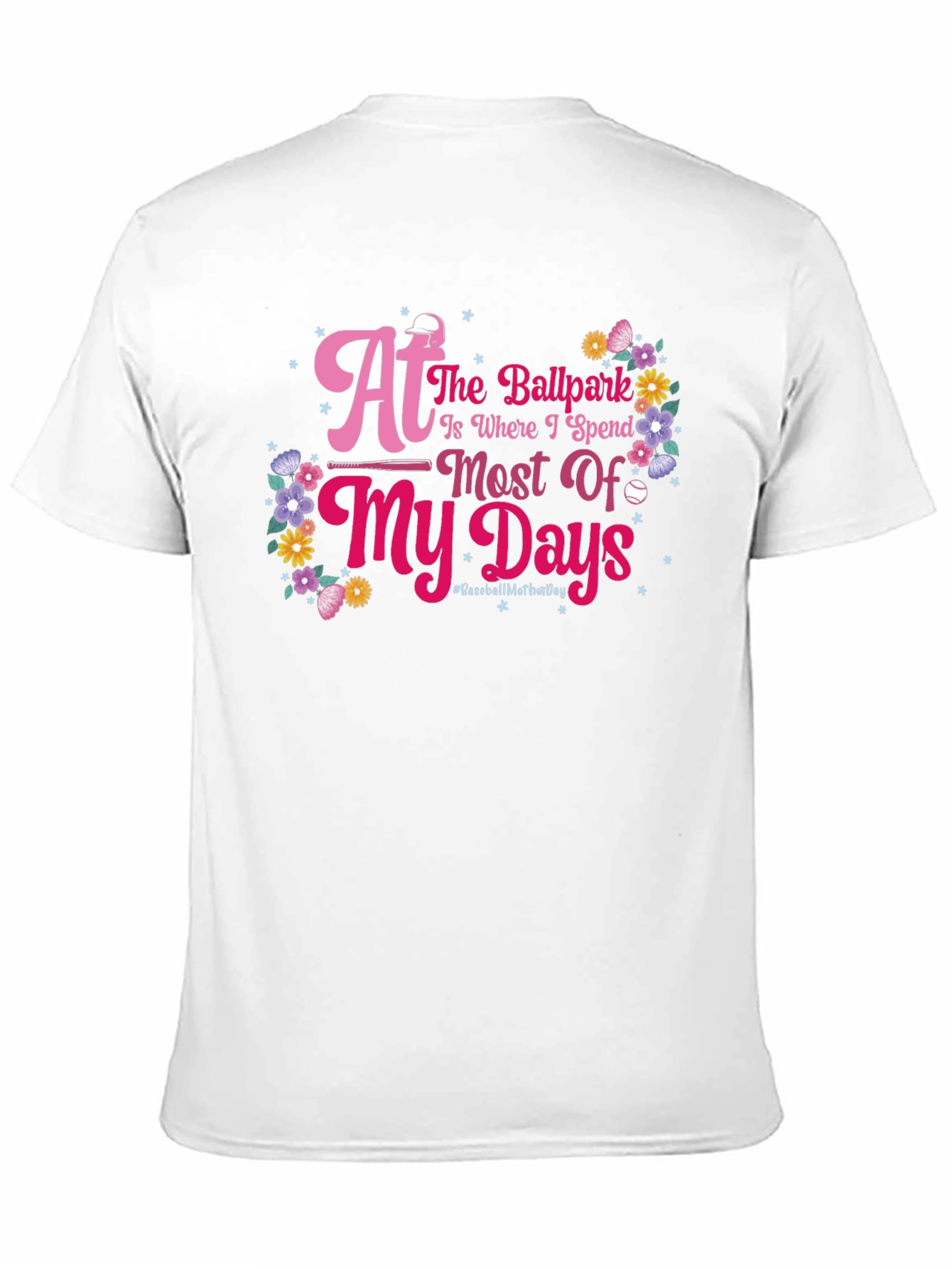 Ballpark Baseball Mothers Day T-Shirt