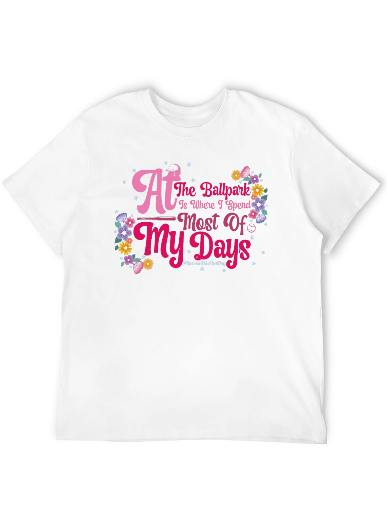 Ballpark Baseball Mothers Day T-Shirt