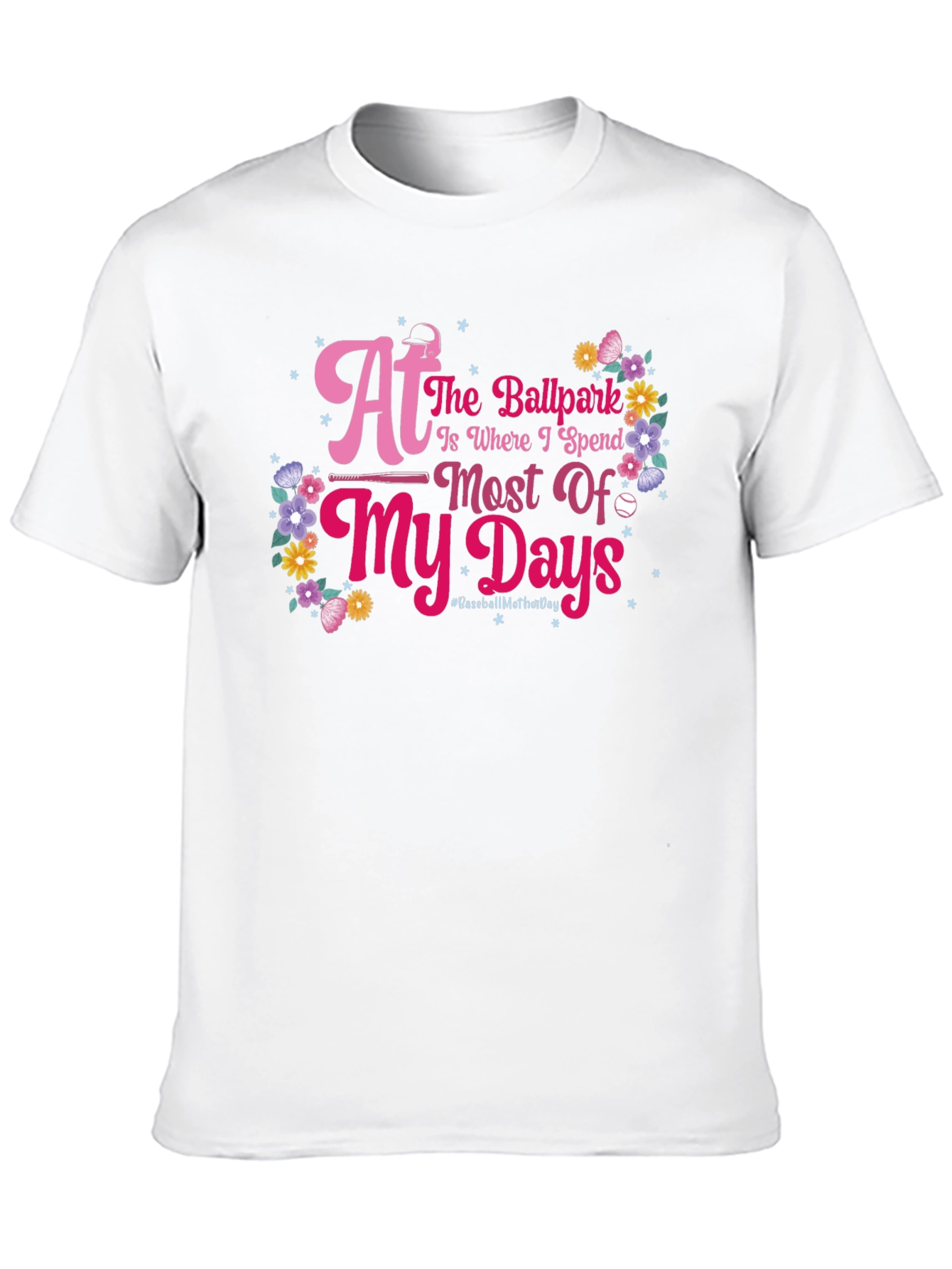 Ballpark Baseball Mothers Day T-Shirt