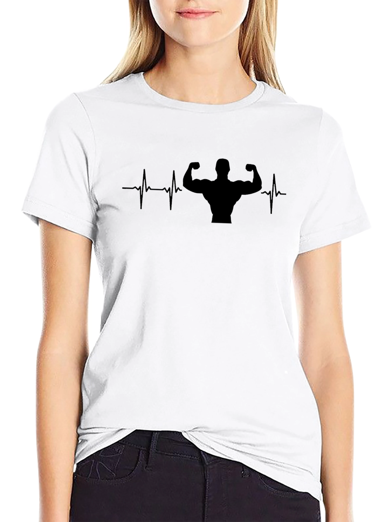 Gym Lifeline Graphic Tee - Black