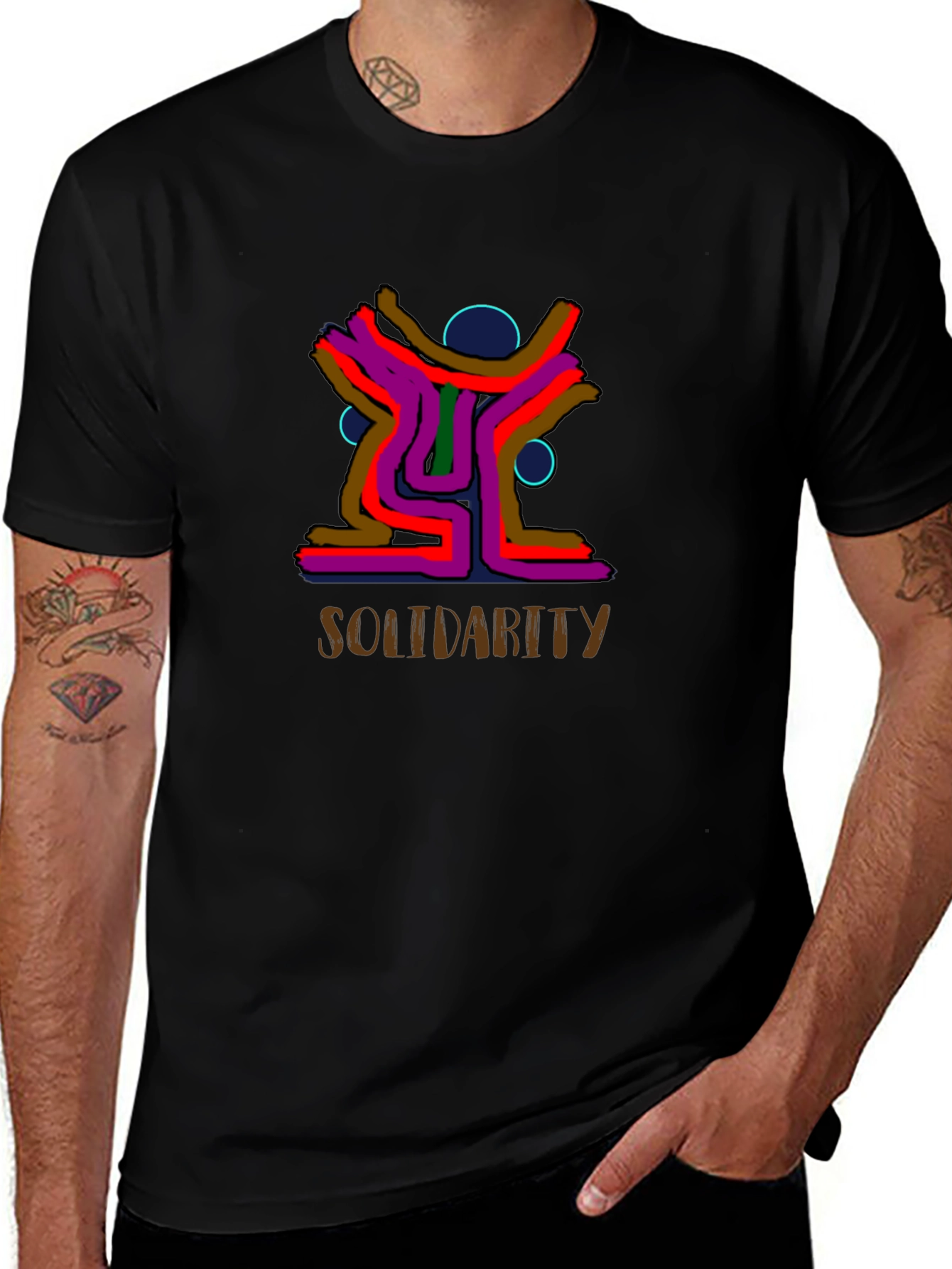 Solidarity Graphic Tee - Black