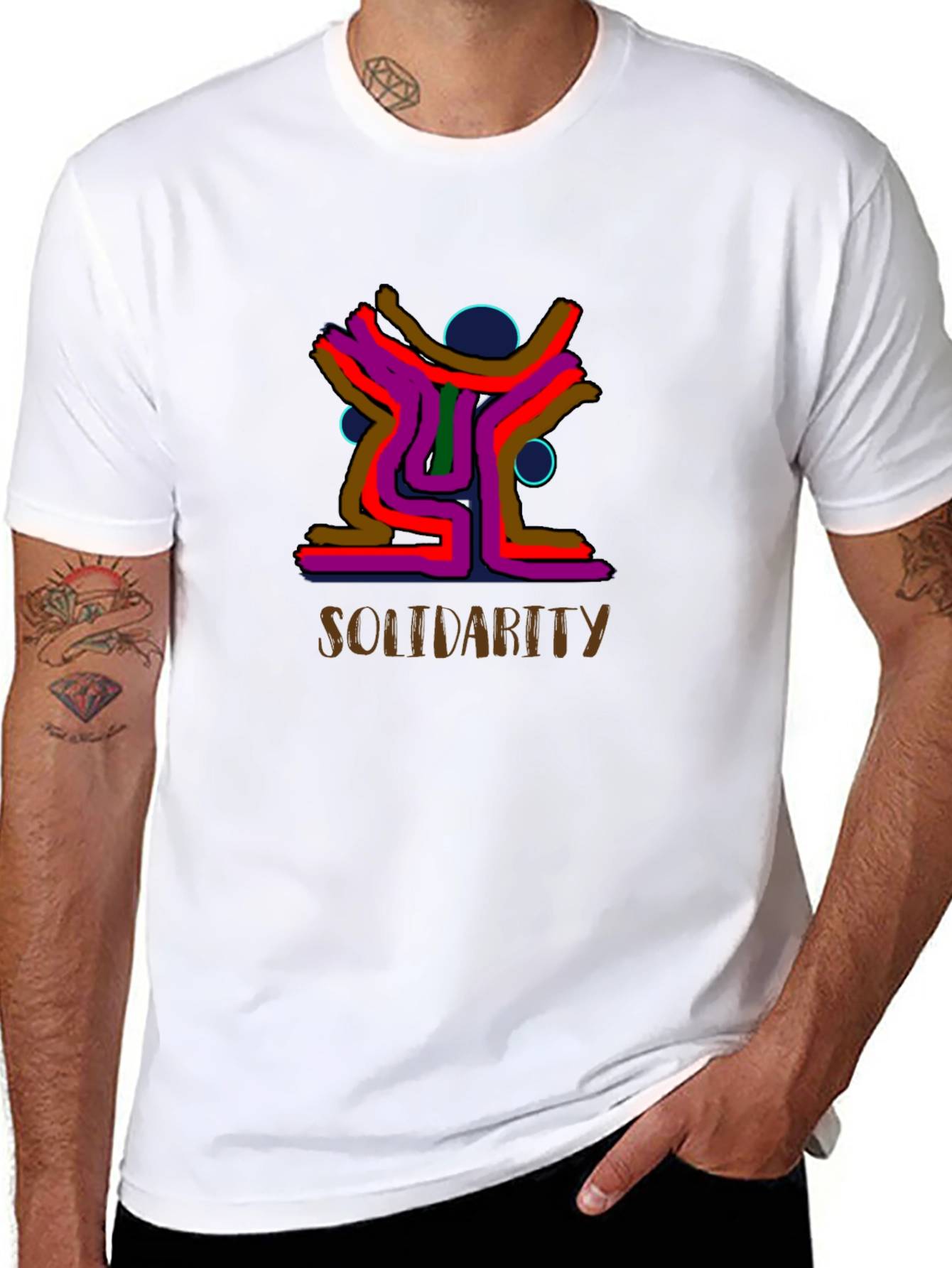 Solidarity Graphic Tee - Black