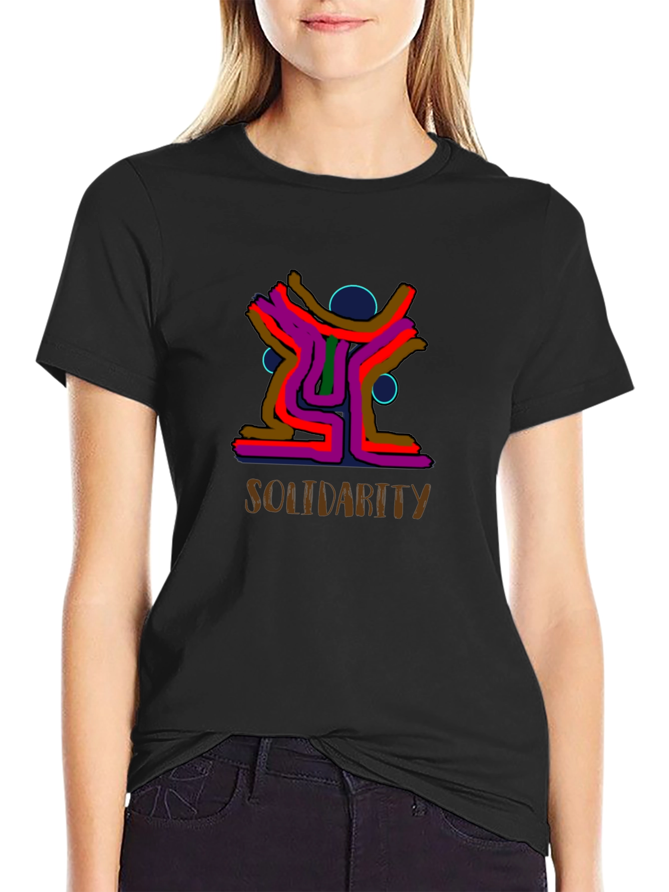 Solidarity Graphic Tee - Black