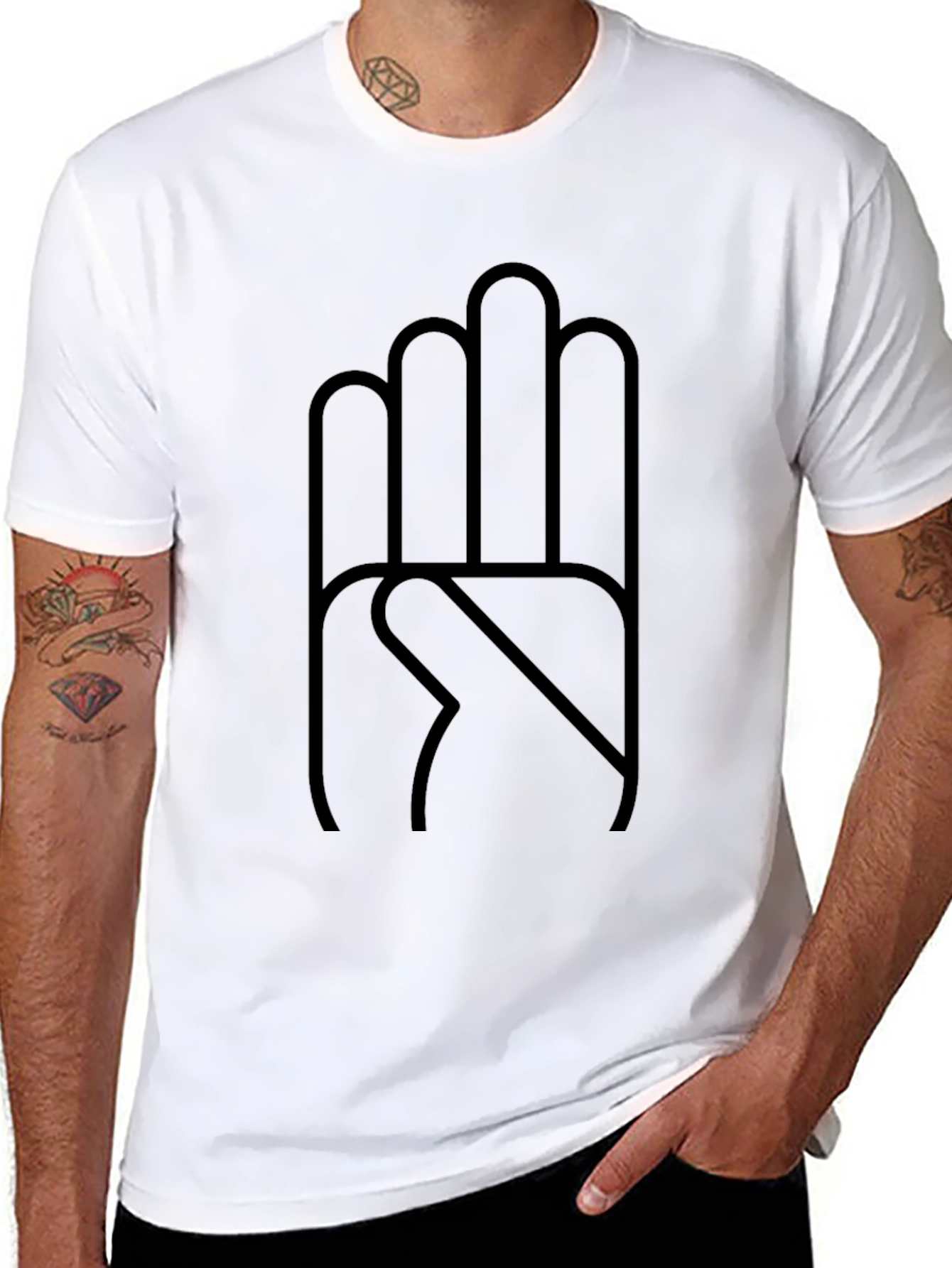 Graphic Tee - Hand Symbol