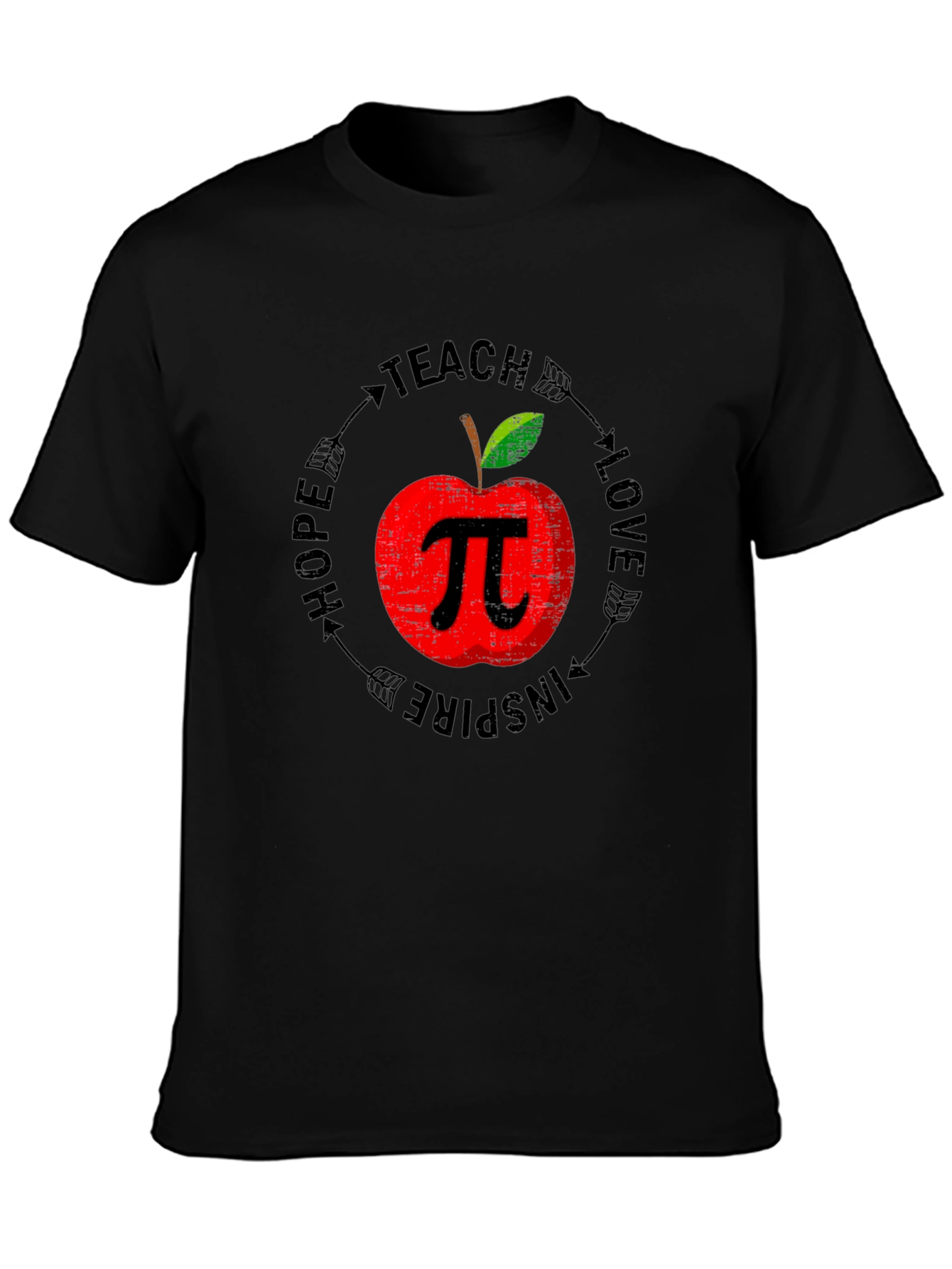Teacher Apple Pi Graphic Tee