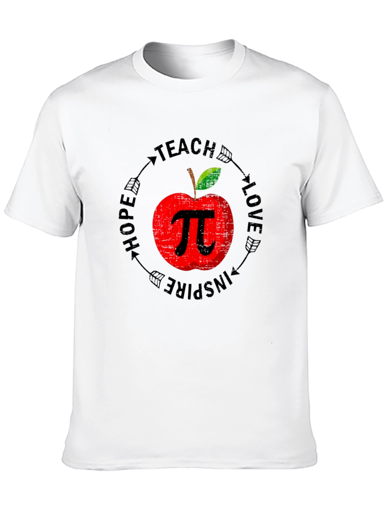 Teacher Apple Pi Graphic Tee