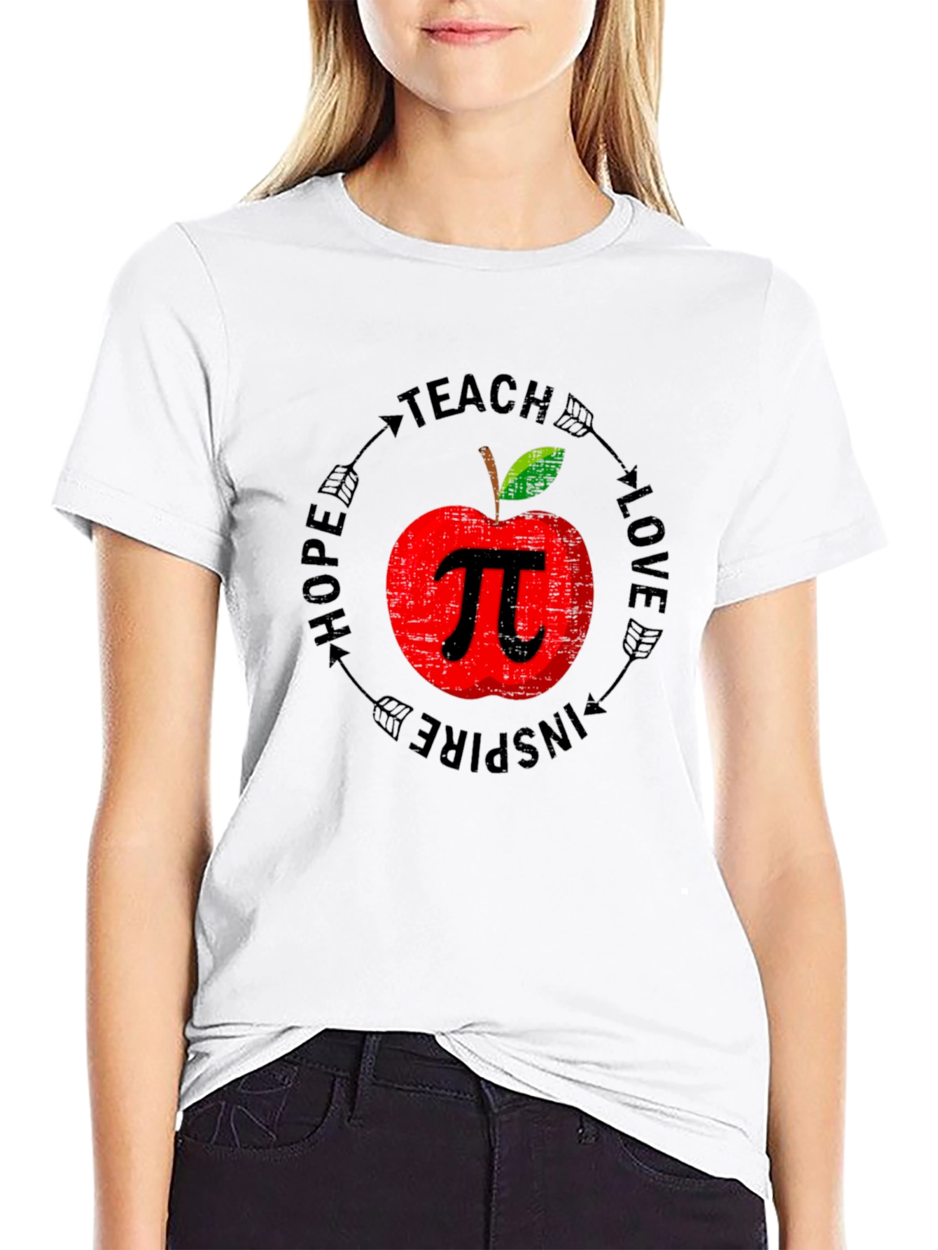 Teacher Apple Pi Graphic Tee