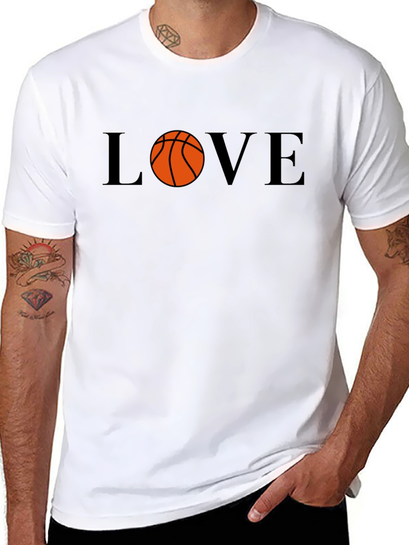 Love Basketball Graphic Tee - Stylish & Comfortable