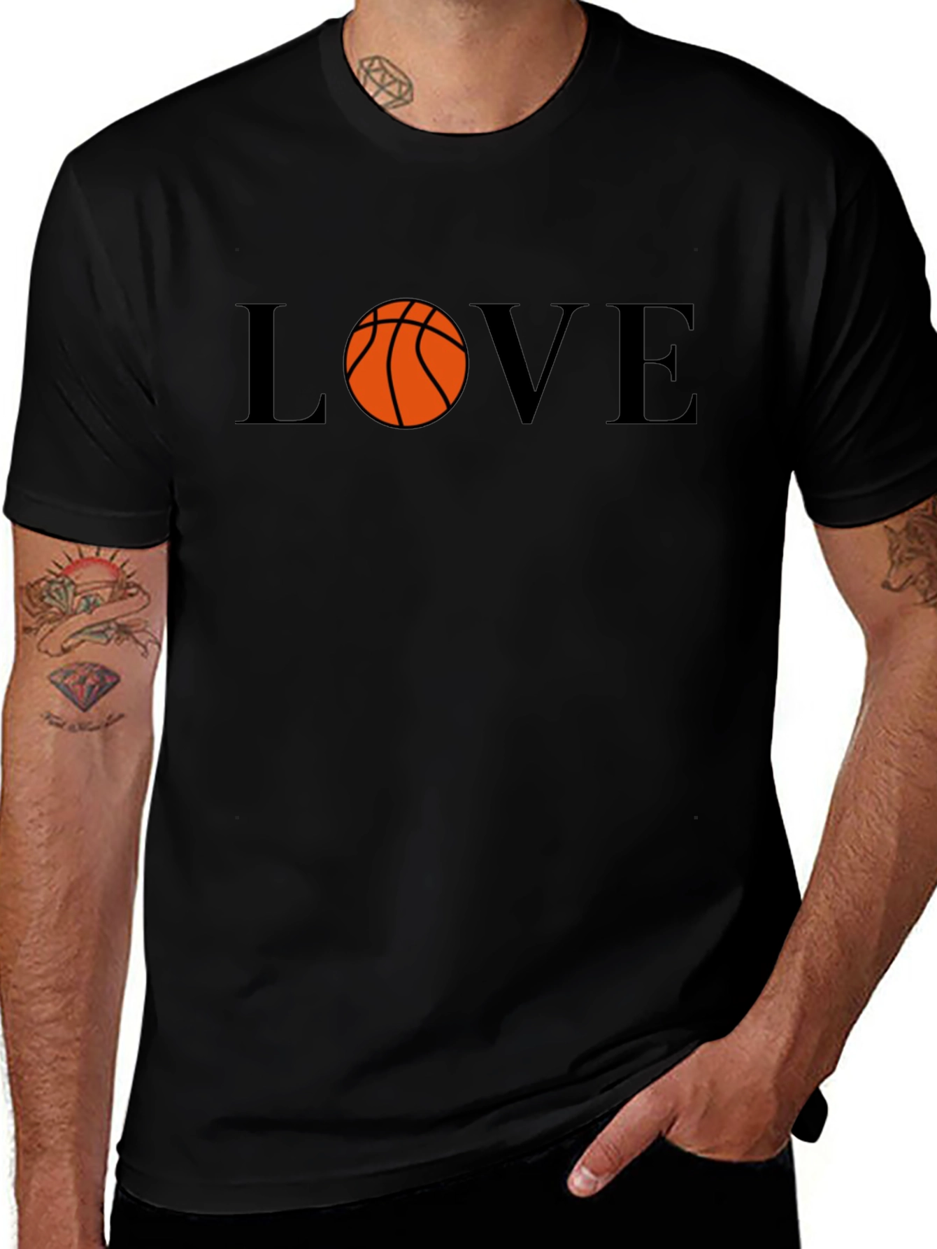 Love Basketball Graphic Tee - Stylish & Comfortable