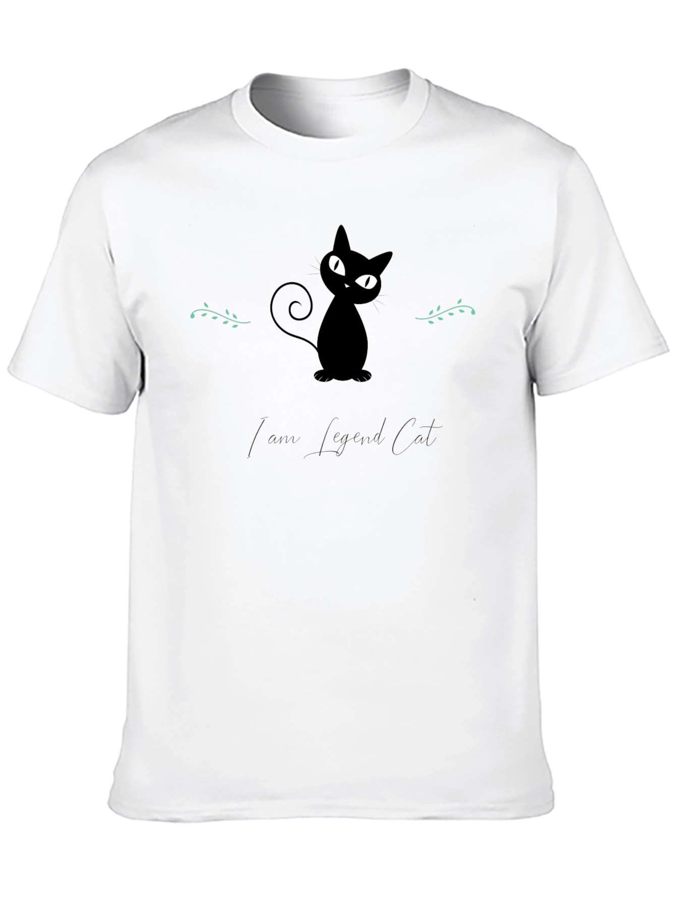 Black Cat Graphic Tee - Love Legend Cat