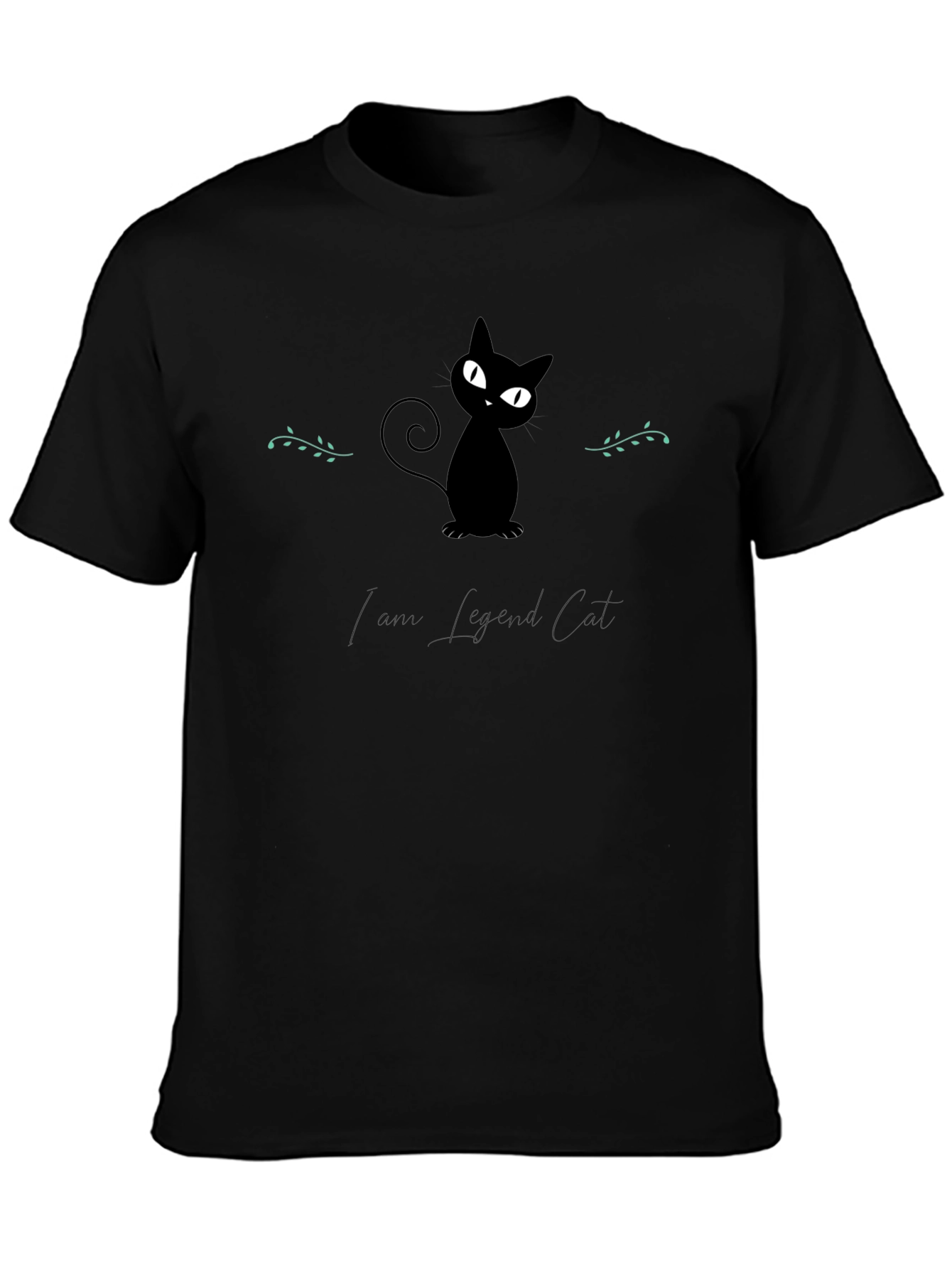 Black Cat Graphic Tee - Love Legend Cat
