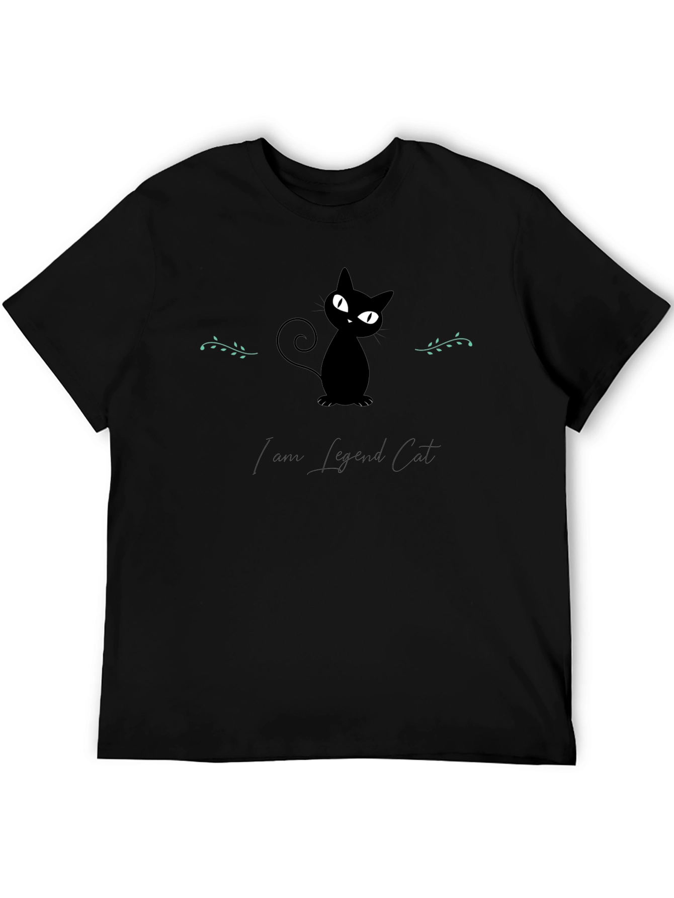 Black Cat Graphic Tee - Love Legend Cat