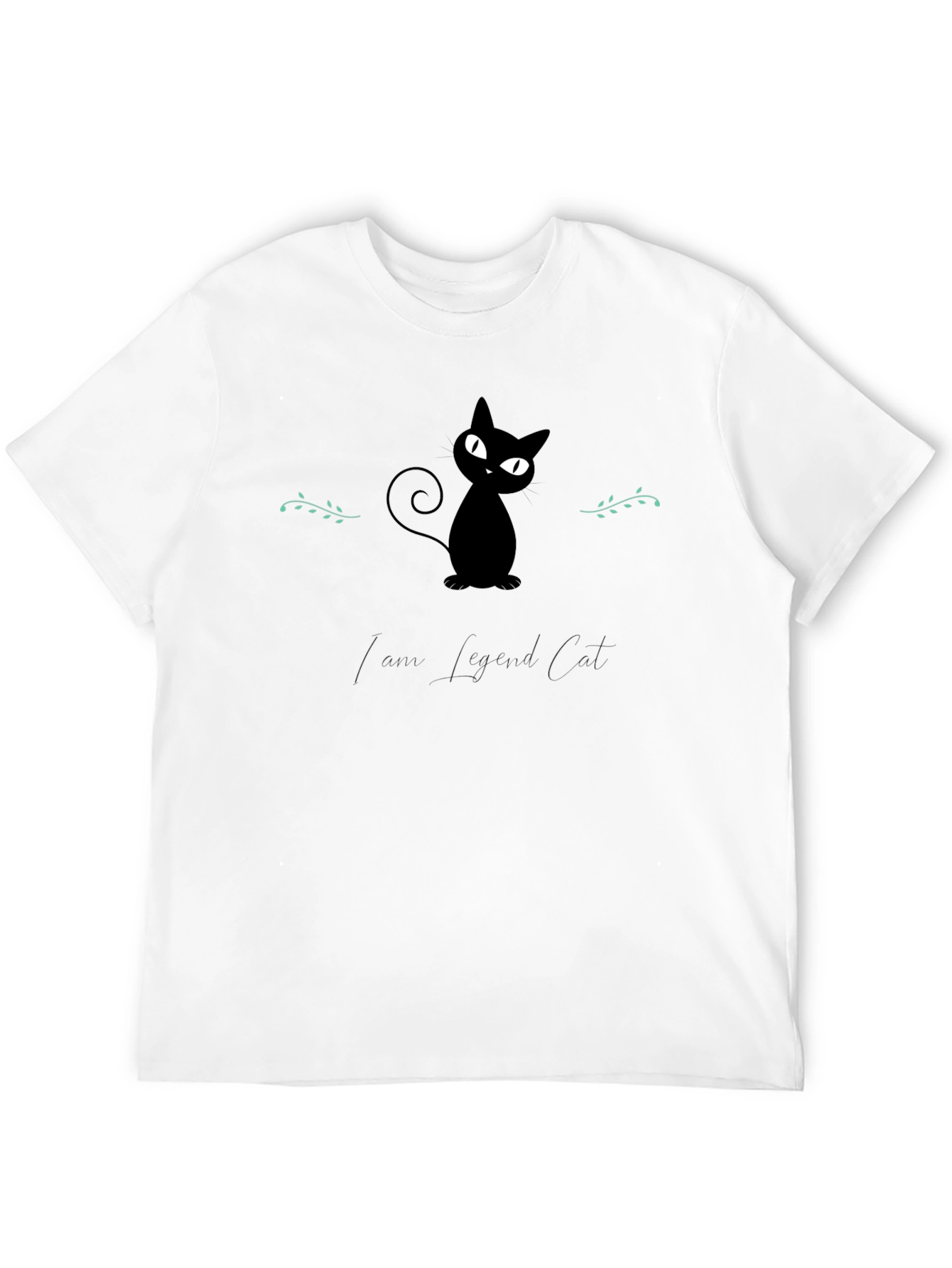 Black Cat Graphic Tee - Love Legend Cat