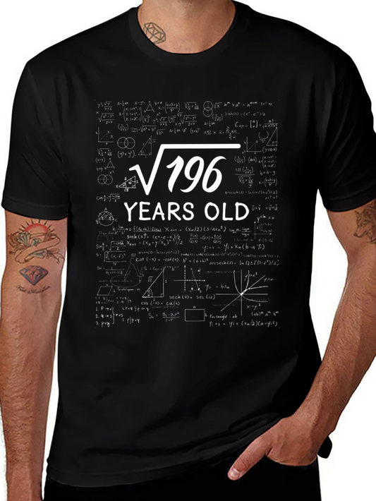 Funny 14th Birthday T-Shirt: Square Root of 196