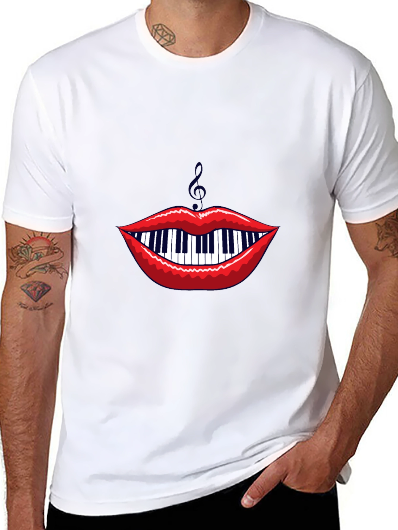 Musical Lips Graphic Tee