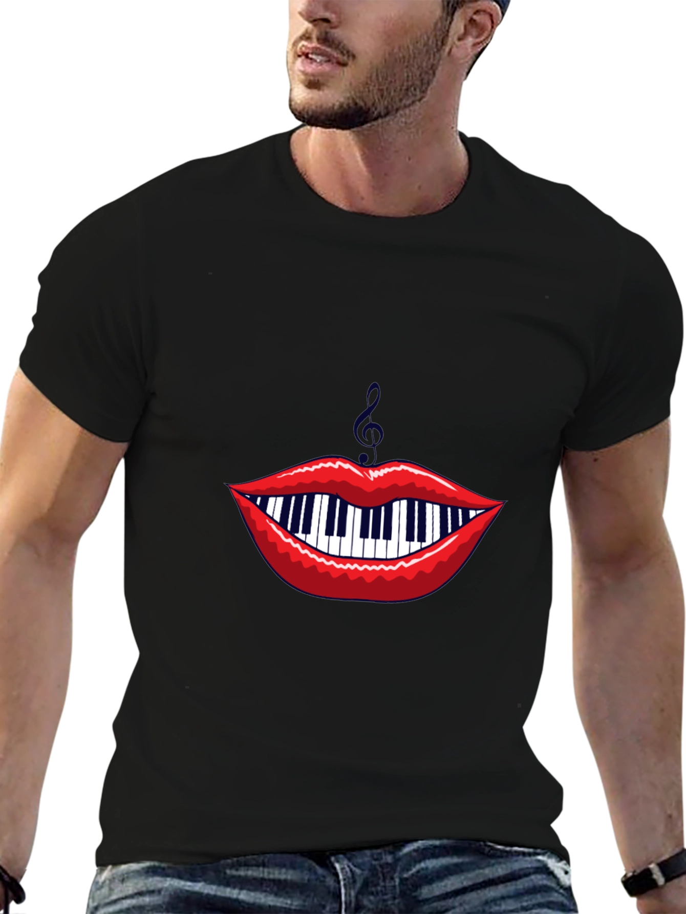 Musical Lips Graphic Tee
