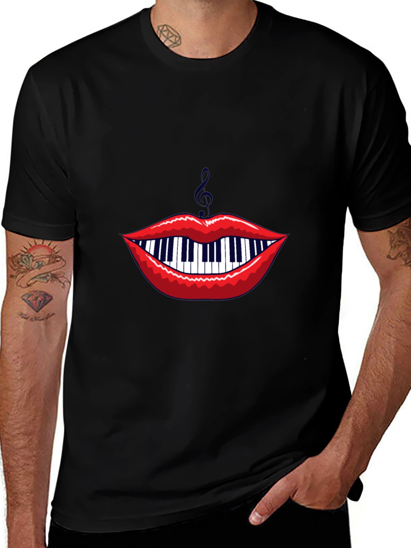 Musical Lips Graphic Tee