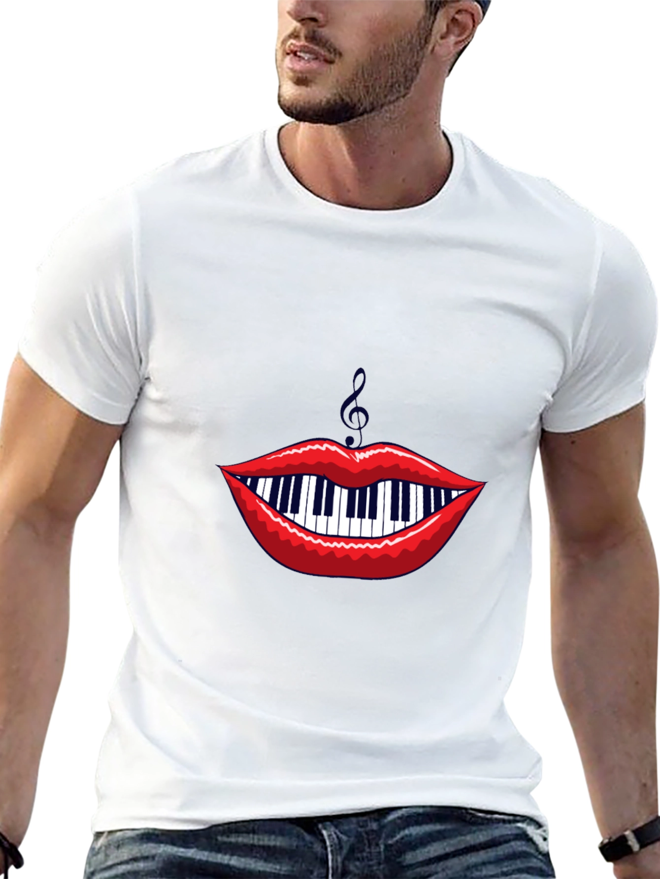 Musical Lips Graphic Tee