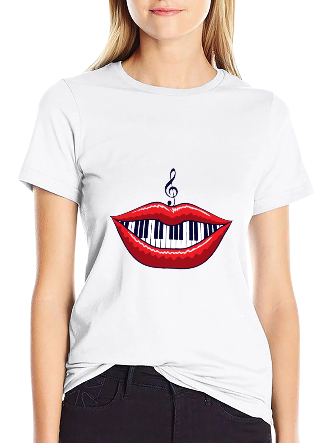 Musical Lips Graphic Tee