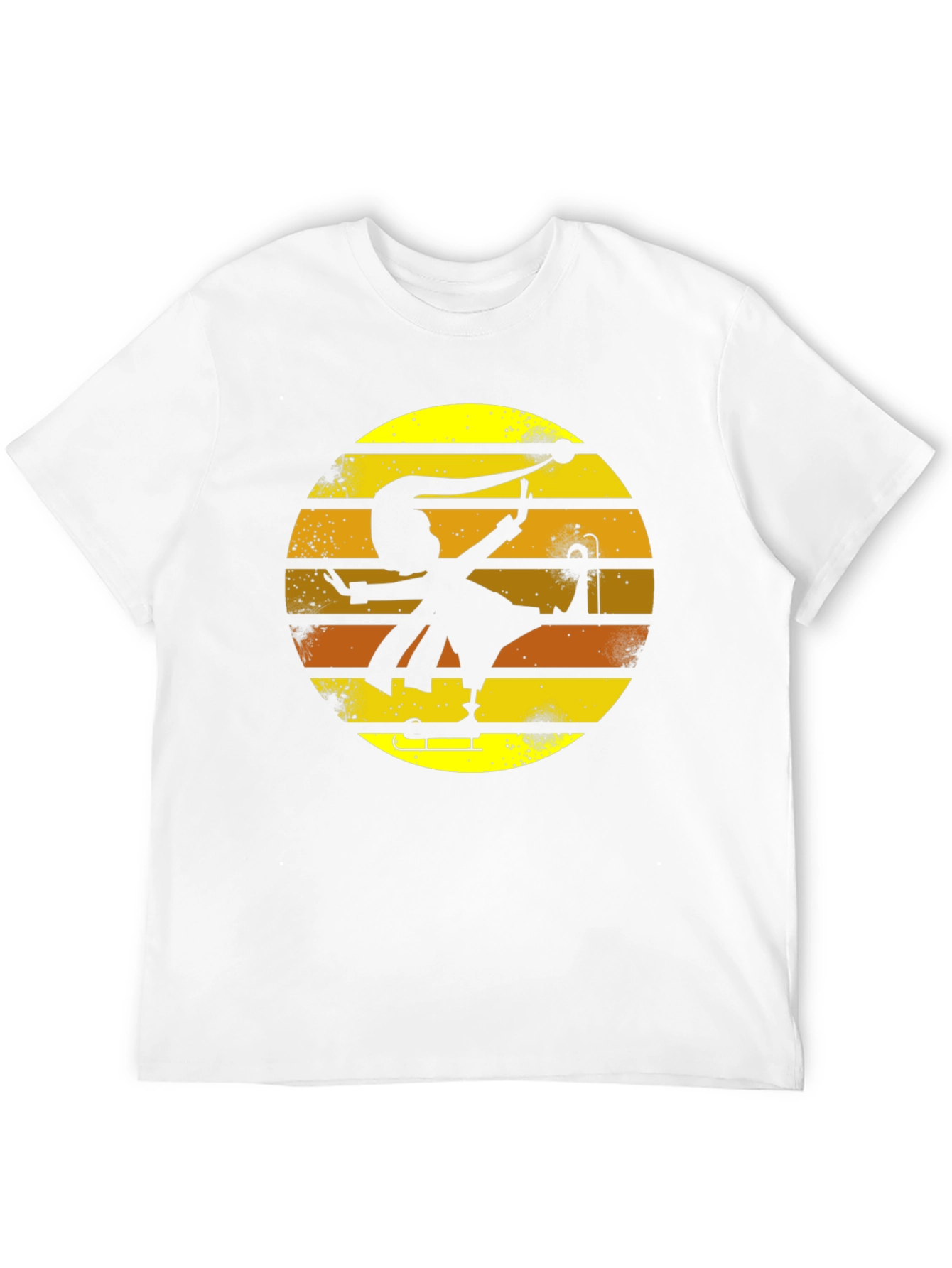 Retro Jester Silhouette Graphic Tee