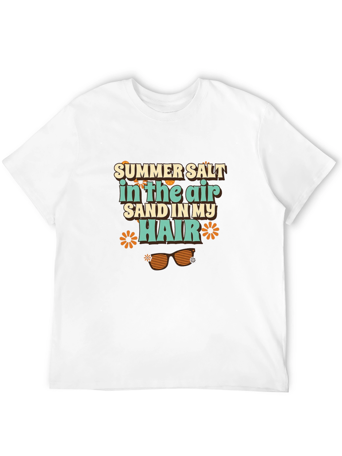 Summer Salt Sand Hair Graphic Tee