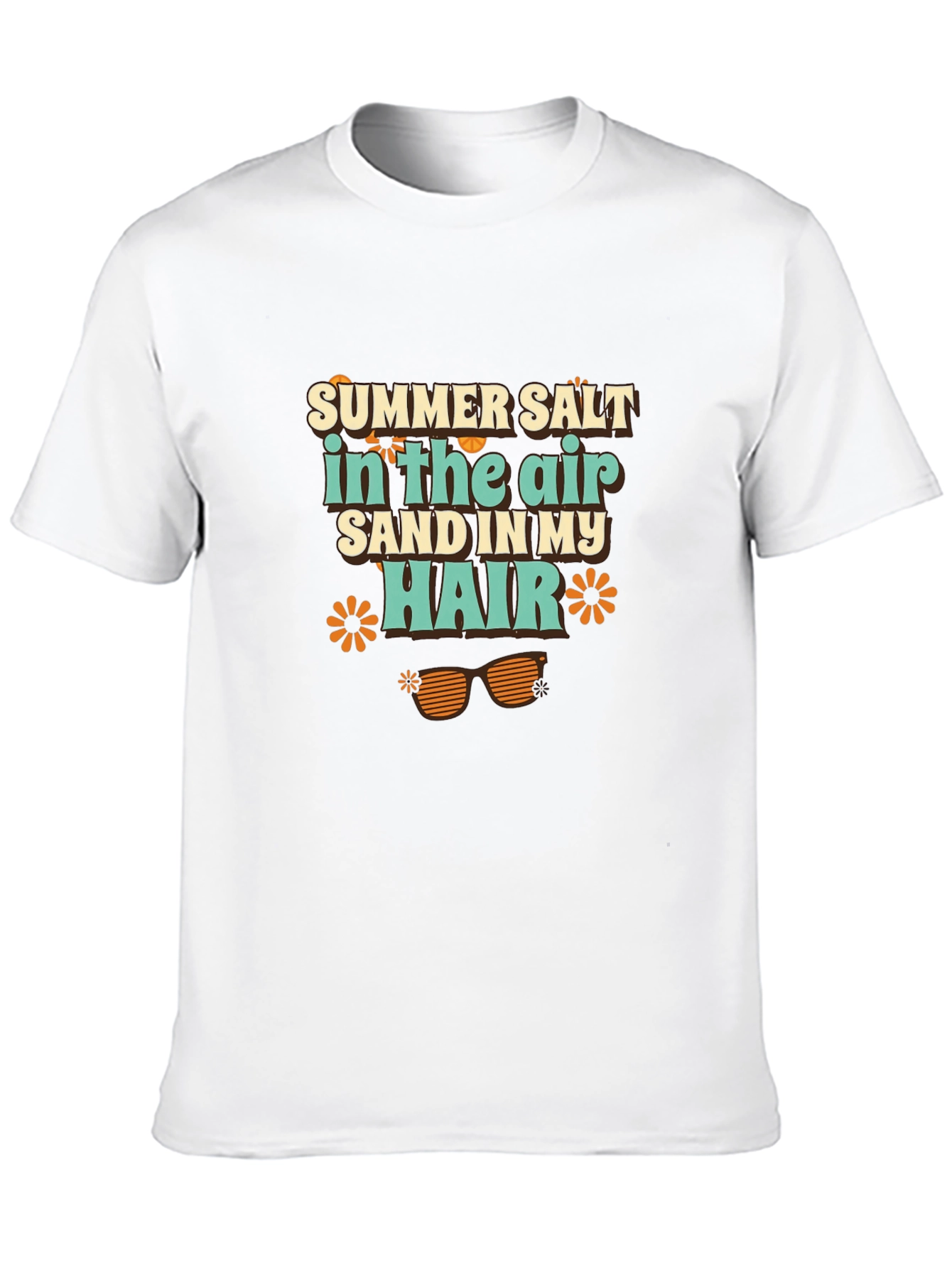 Summer Salt Sand Hair Graphic Tee