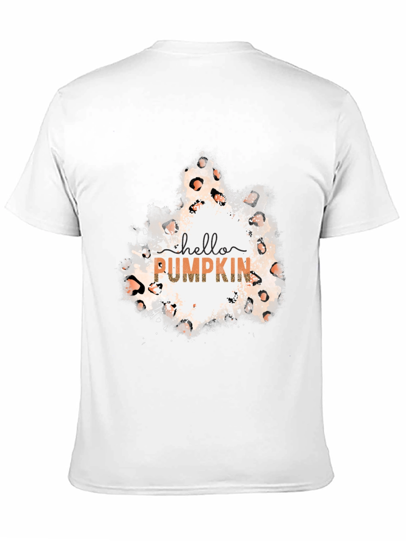 Hello Pumpkin Leopard Print Tee