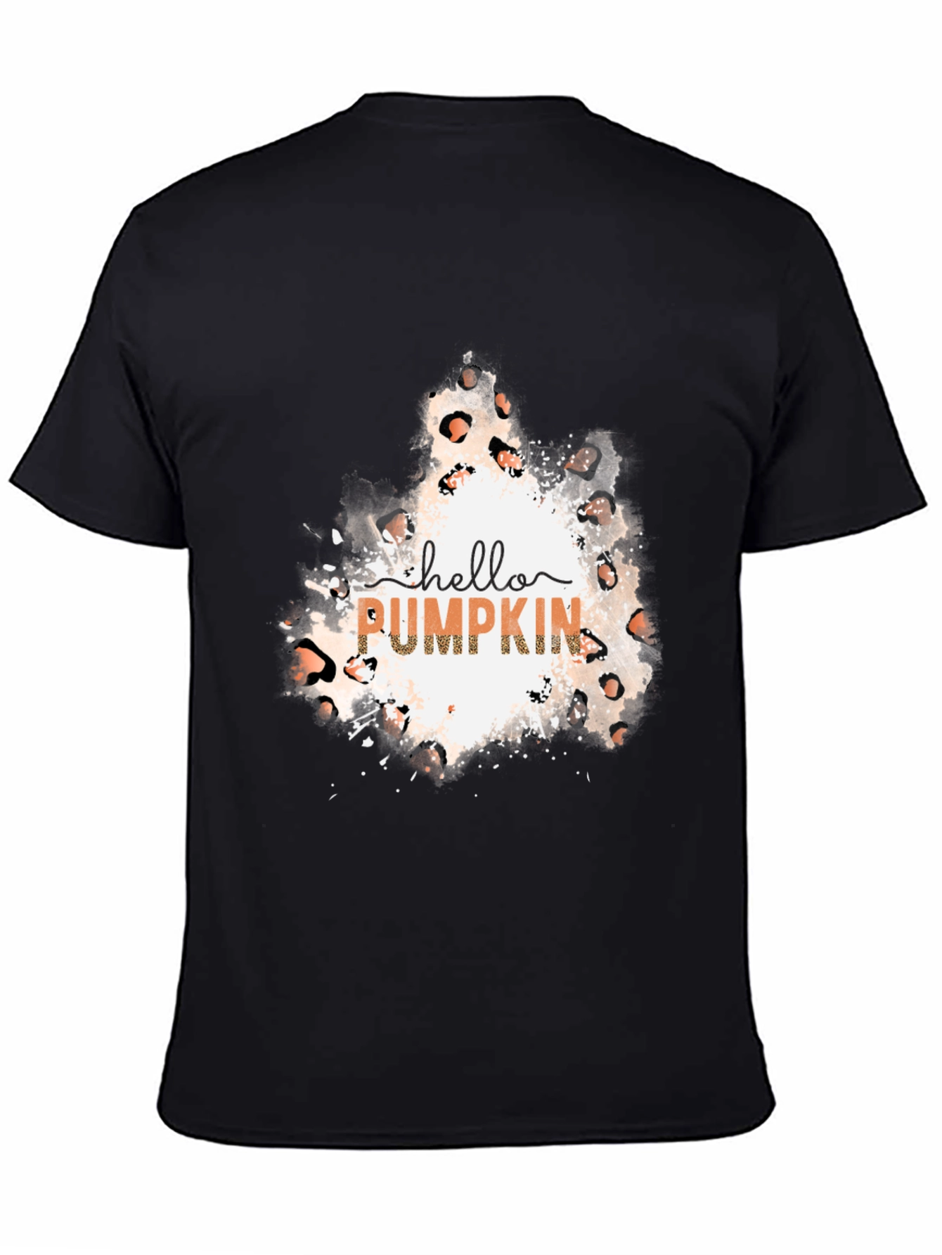 Hello Pumpkin Leopard Print Tee