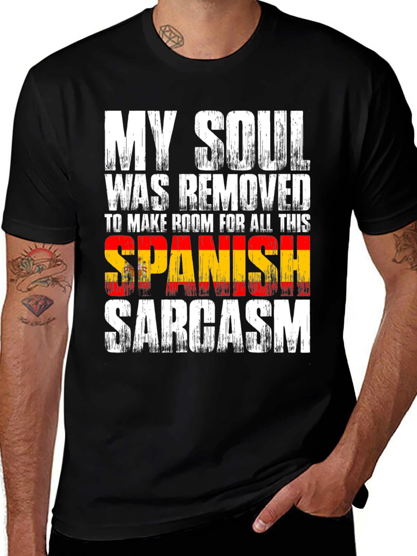 Spanish Sarcasm Novelty Graphic Tee