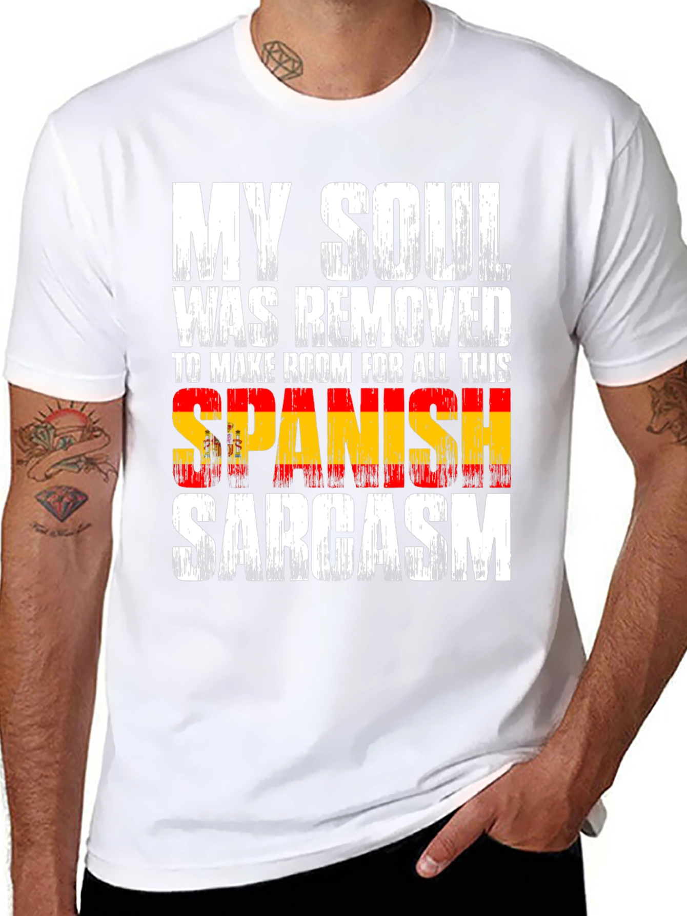 Spanish Sarcasm Novelty Graphic Tee