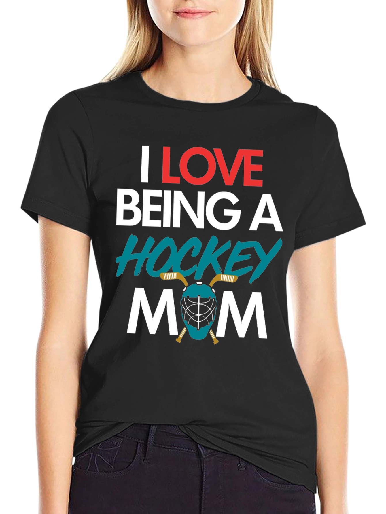 I Love Being A Hockey Mom T-Shirt