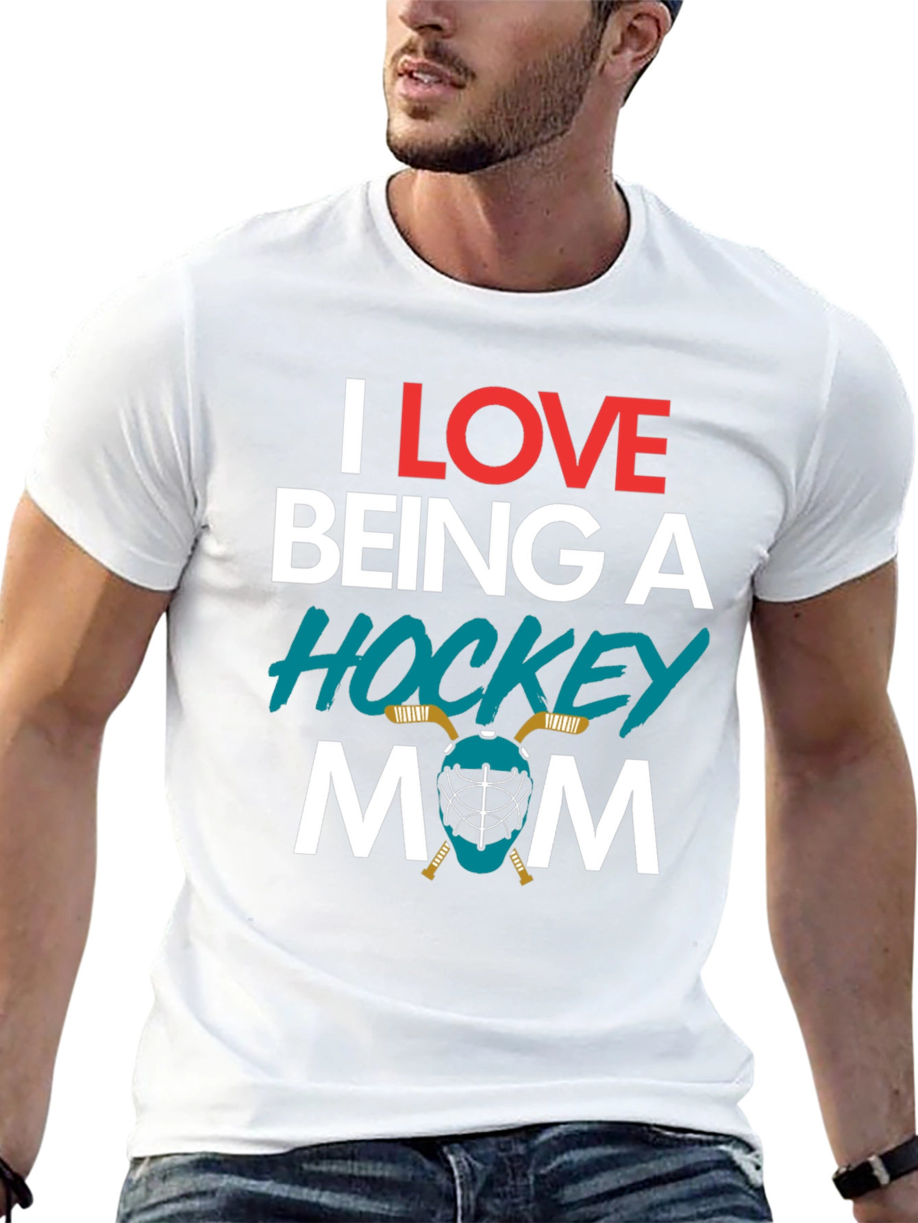 I Love Being A Hockey Mom T-Shirt
