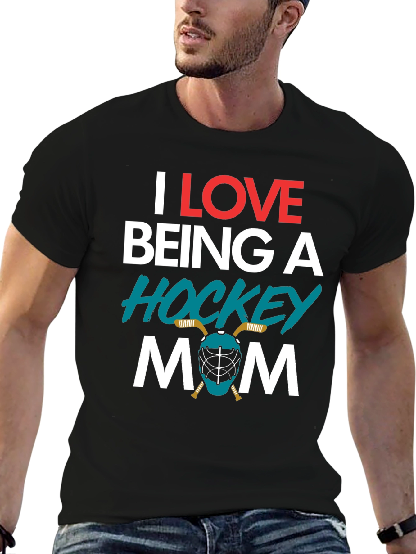 I Love Being A Hockey Mom T-Shirt