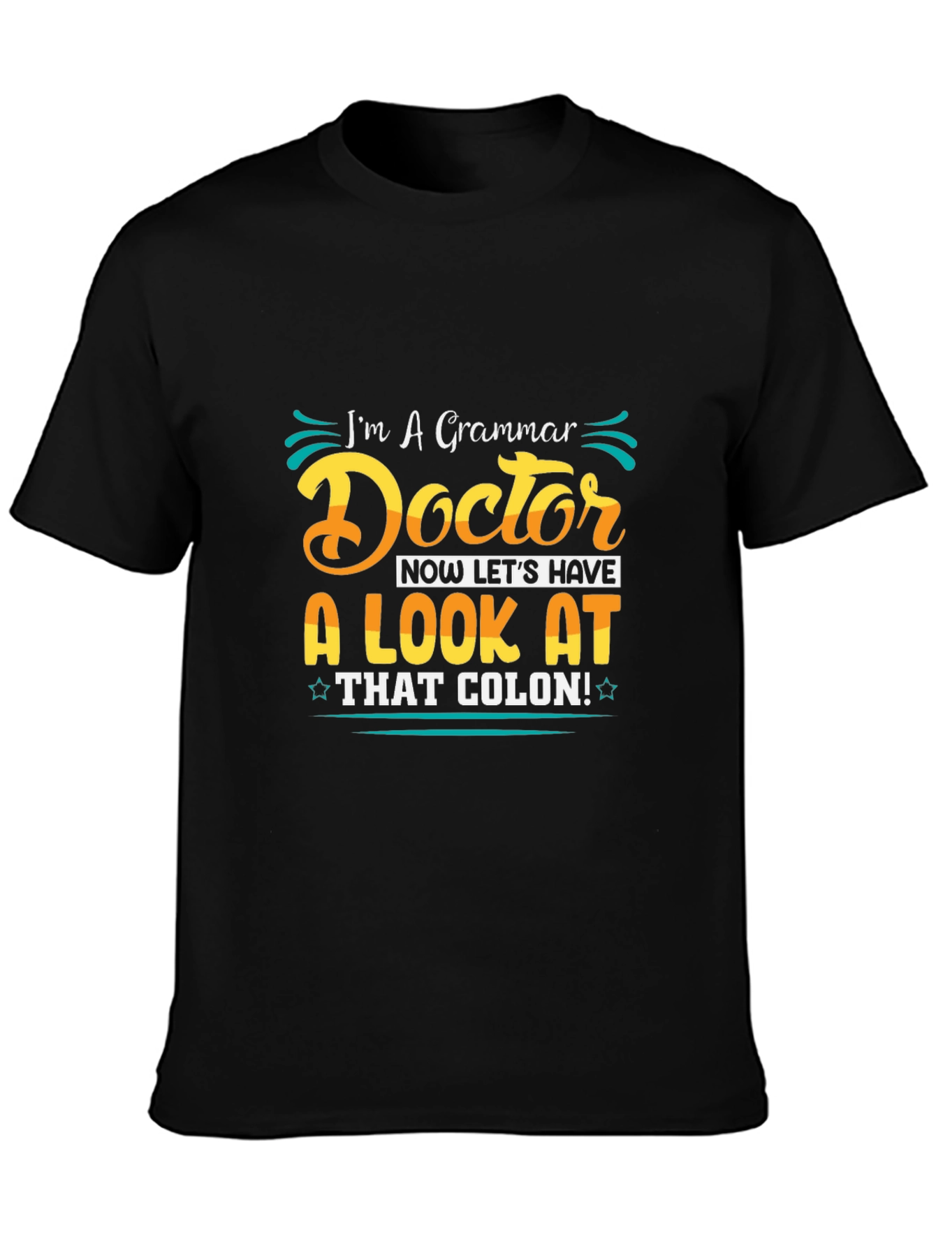 Grammar Doctor Funny Graphic T-Shirt