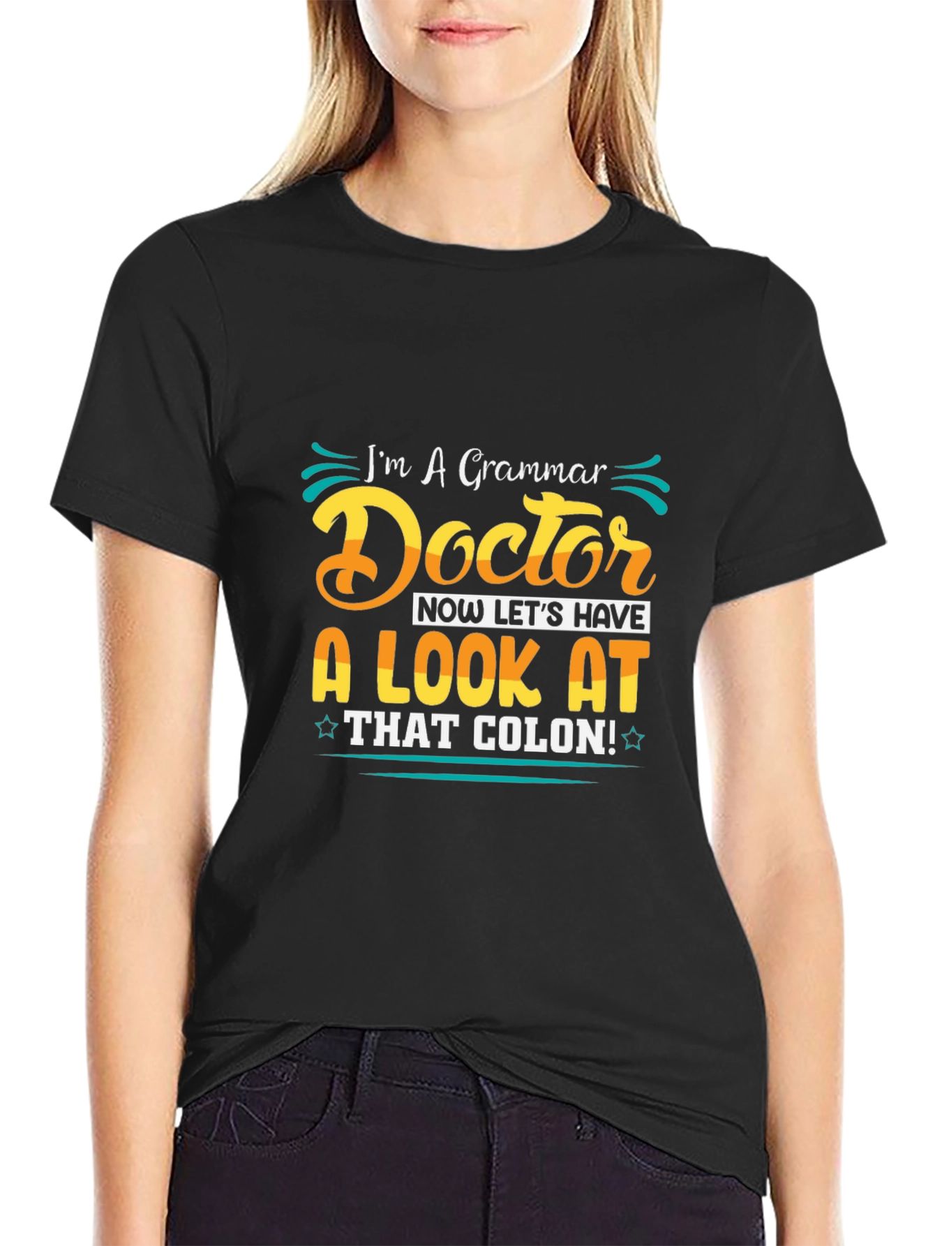 Grammar Doctor Funny Graphic T-Shirt