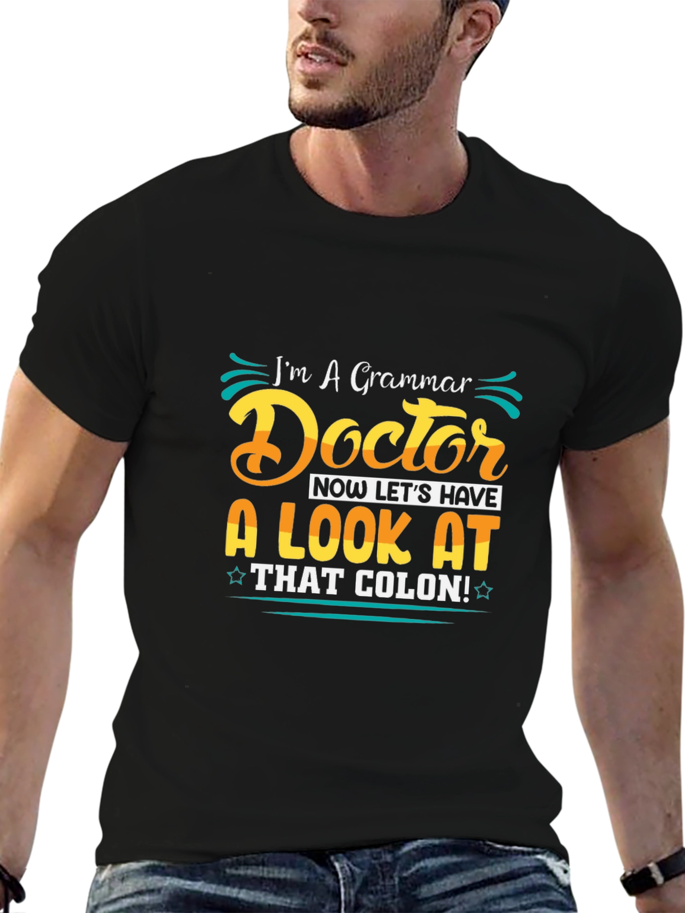 Grammar Doctor Funny Graphic T-Shirt