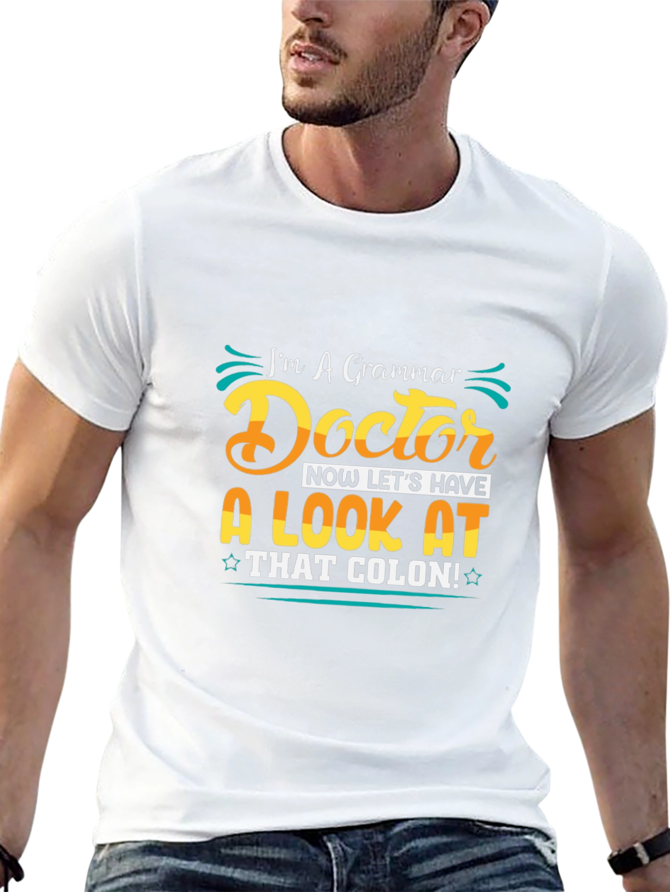 Grammar Doctor Funny Graphic T-Shirt