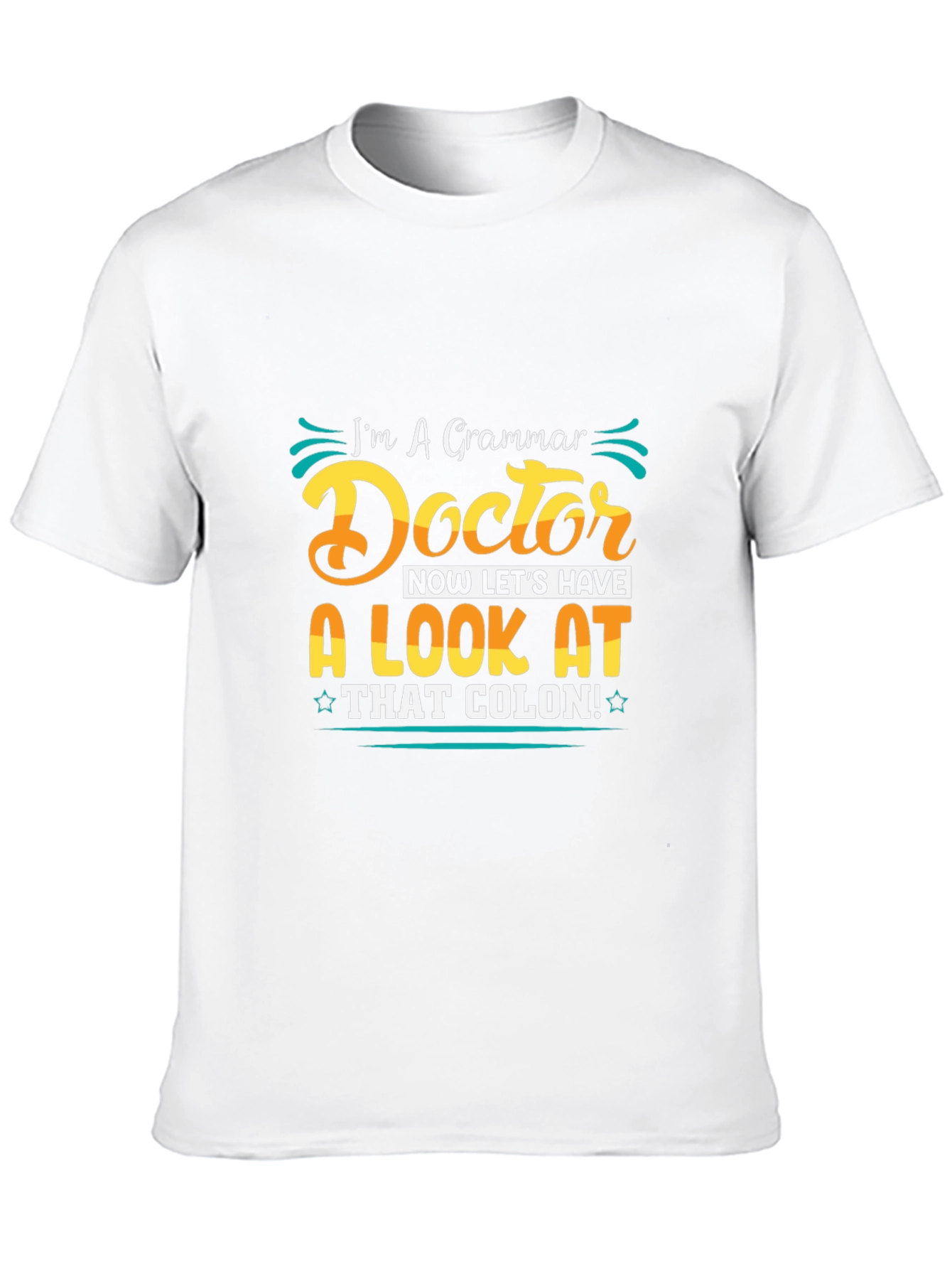 Grammar Doctor Funny Graphic T-Shirt