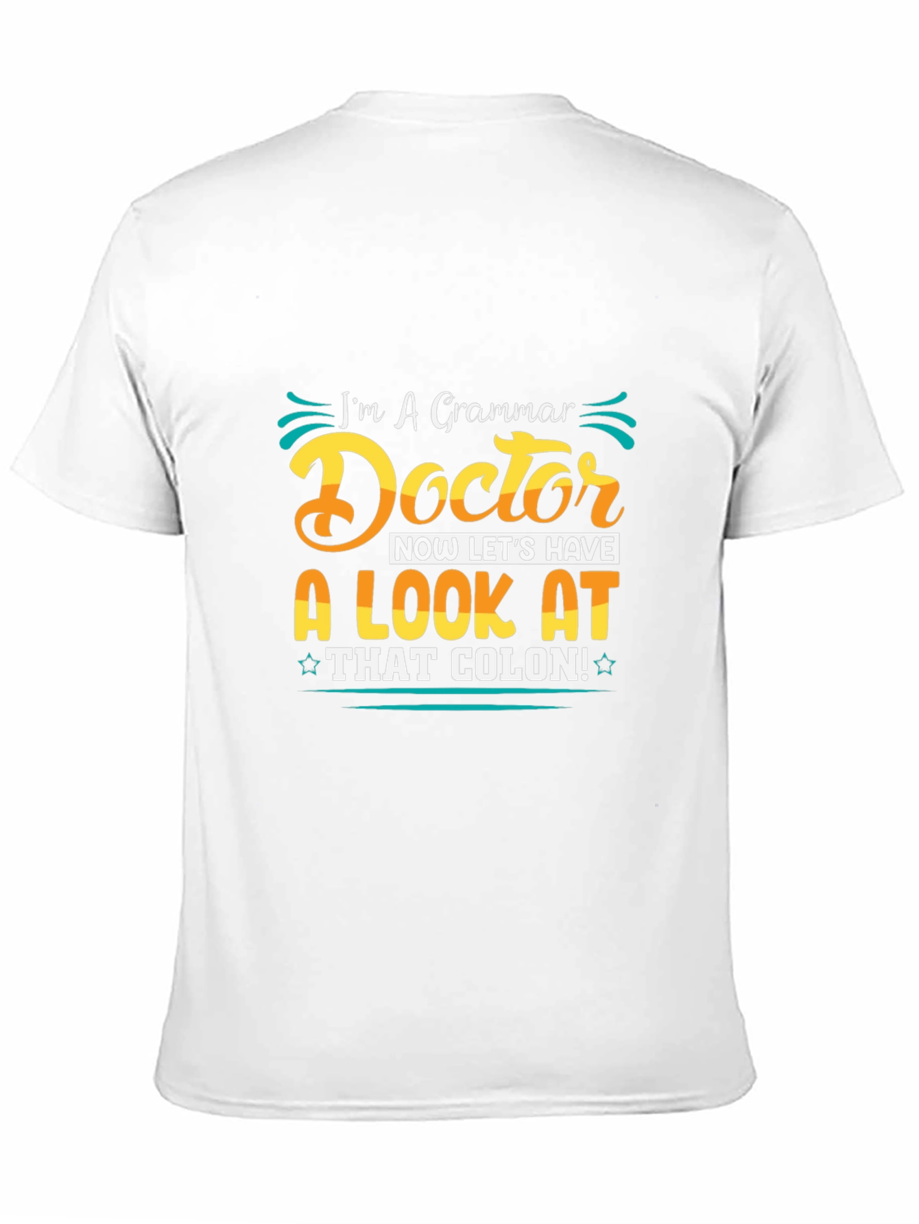 Grammar Doctor Funny Graphic T-Shirt