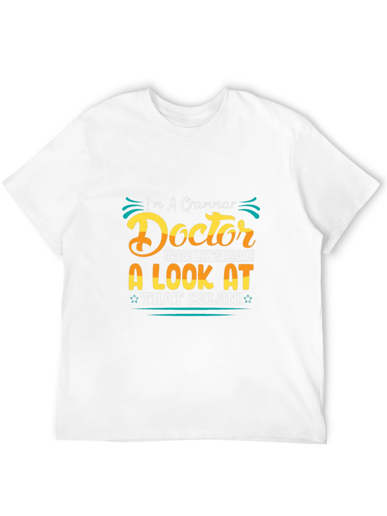 Grammar Doctor Funny Graphic T-Shirt